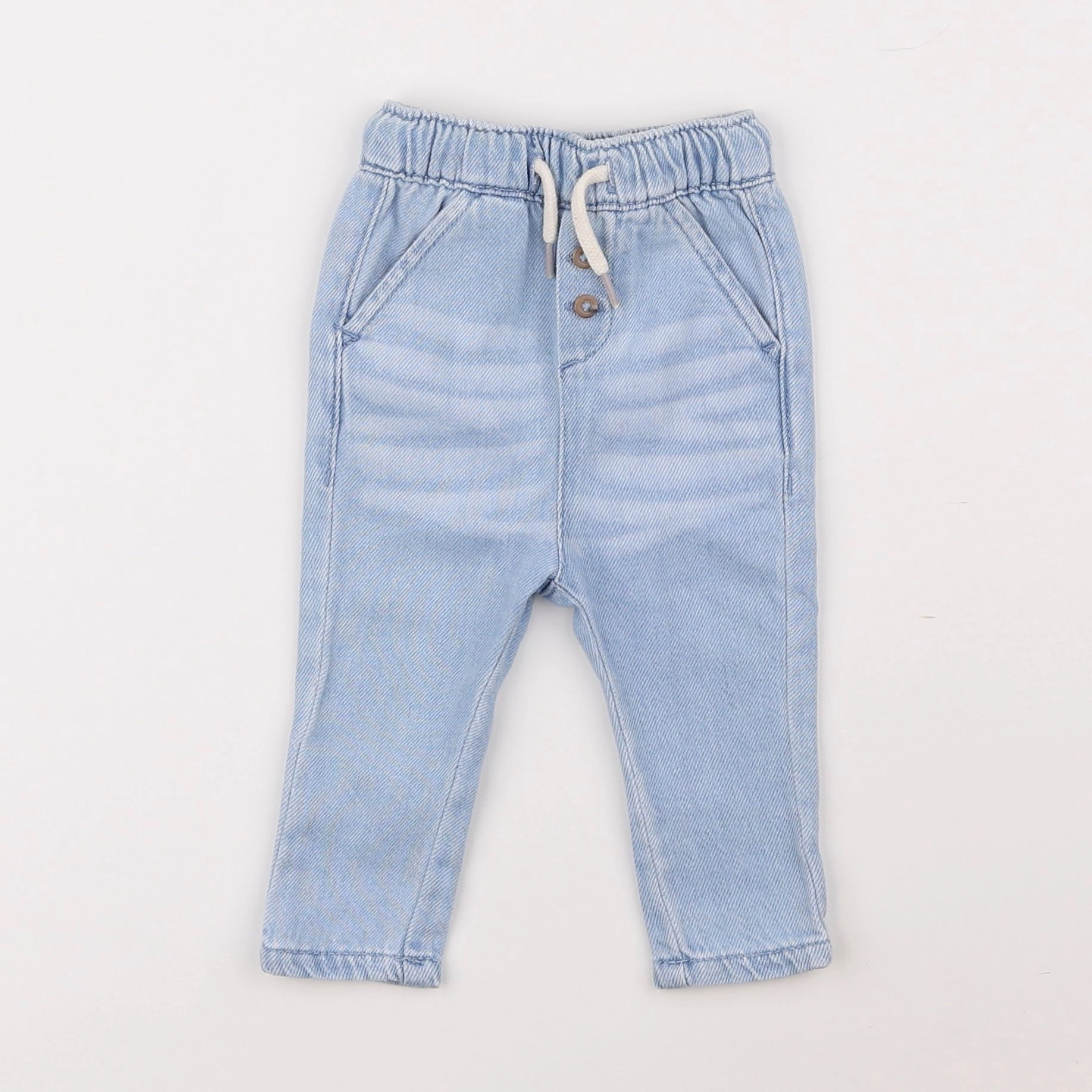 Vertbaudet - pantalon bleu - 3 mois
