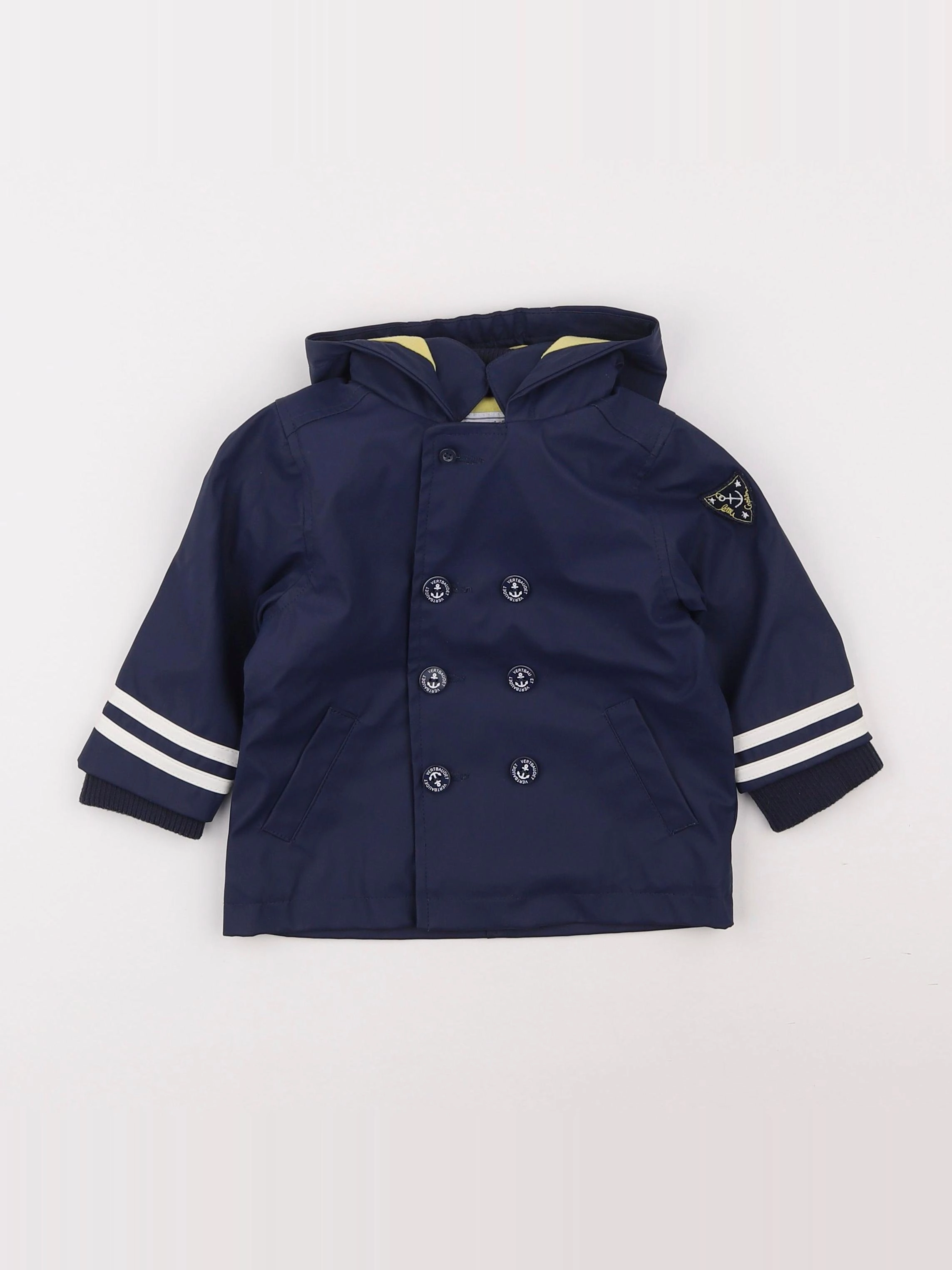 Vertbaudet - imperméable bleu - 12 mois