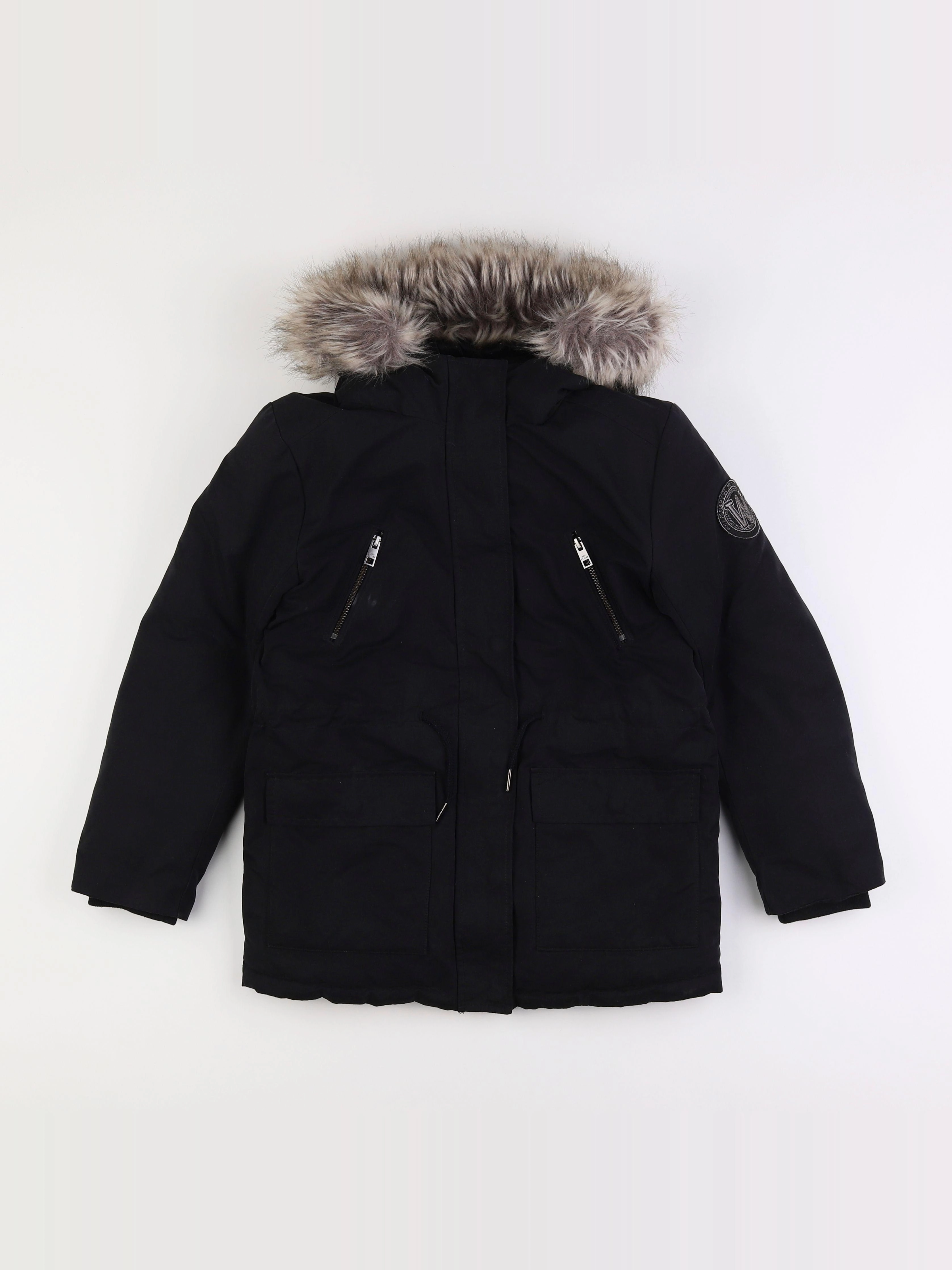 IKKS - parka réversible noir - 10 ans