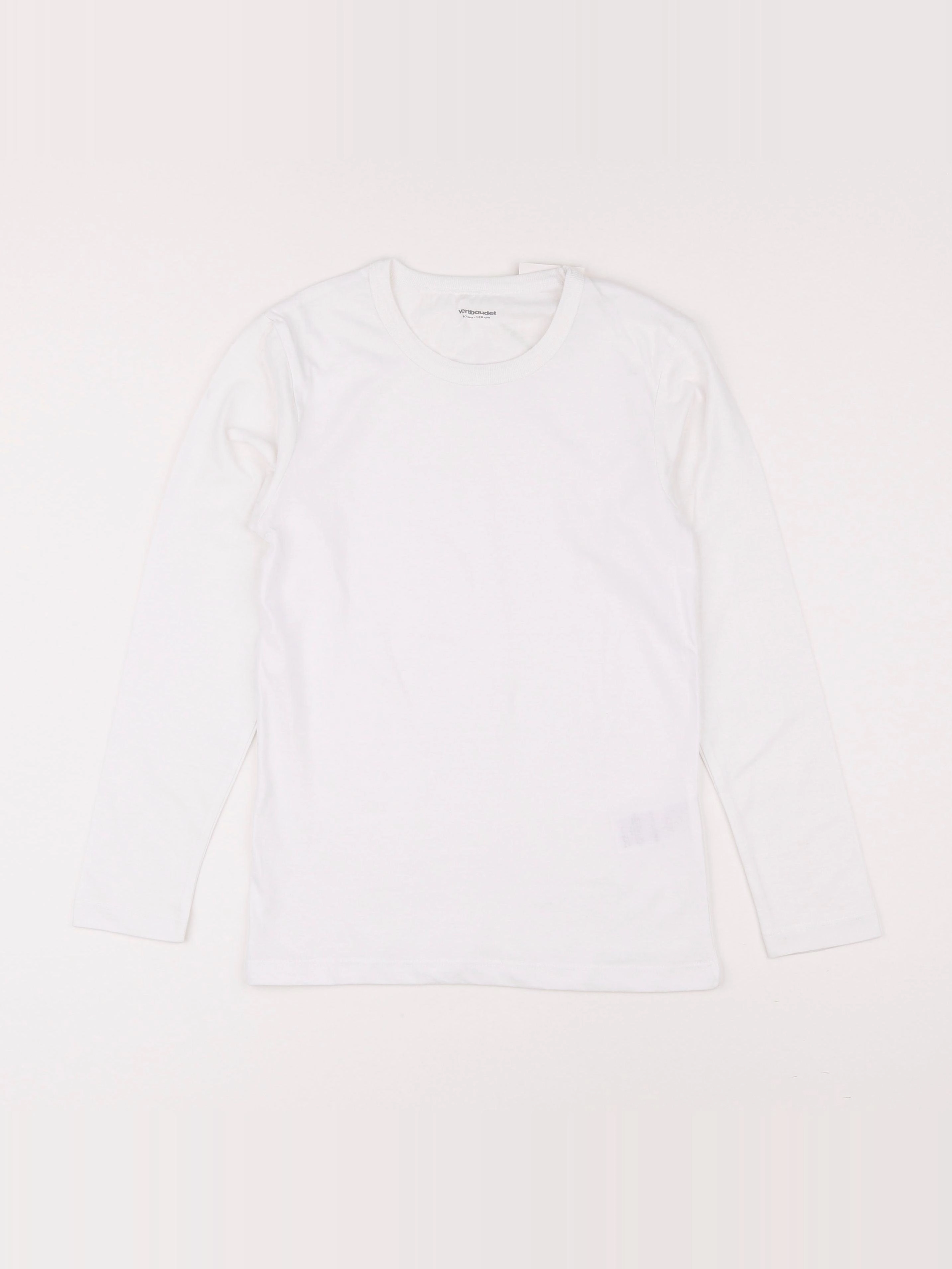 Vertbaudet - tee-shirt blanc - 10 ans