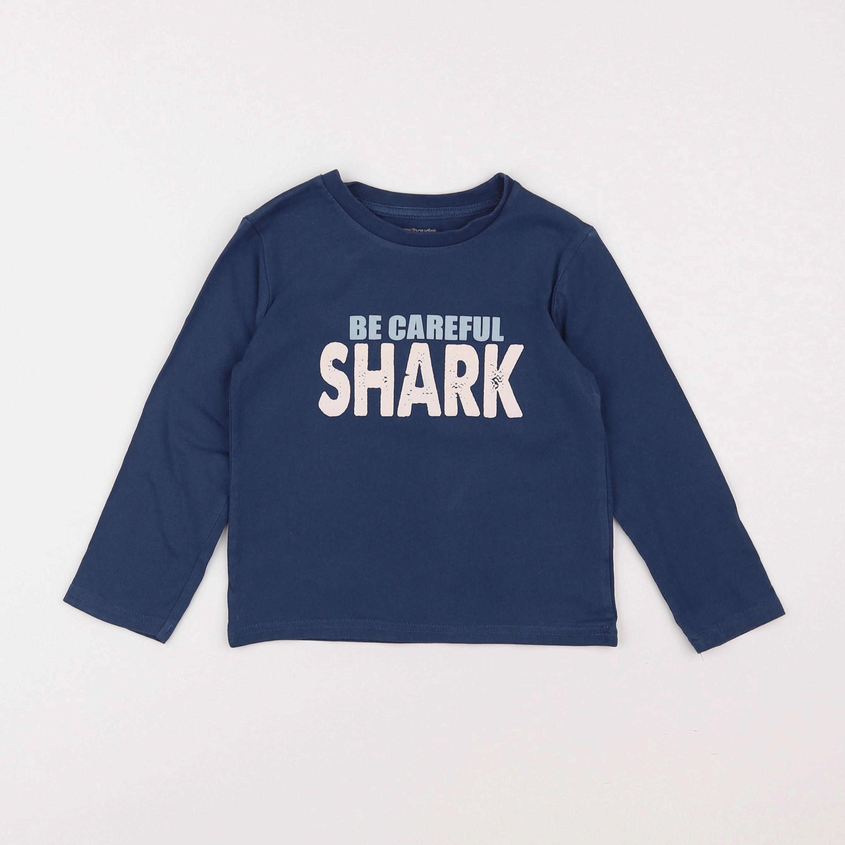 Vertbaudet - tee-shirt bleu - 5 ans