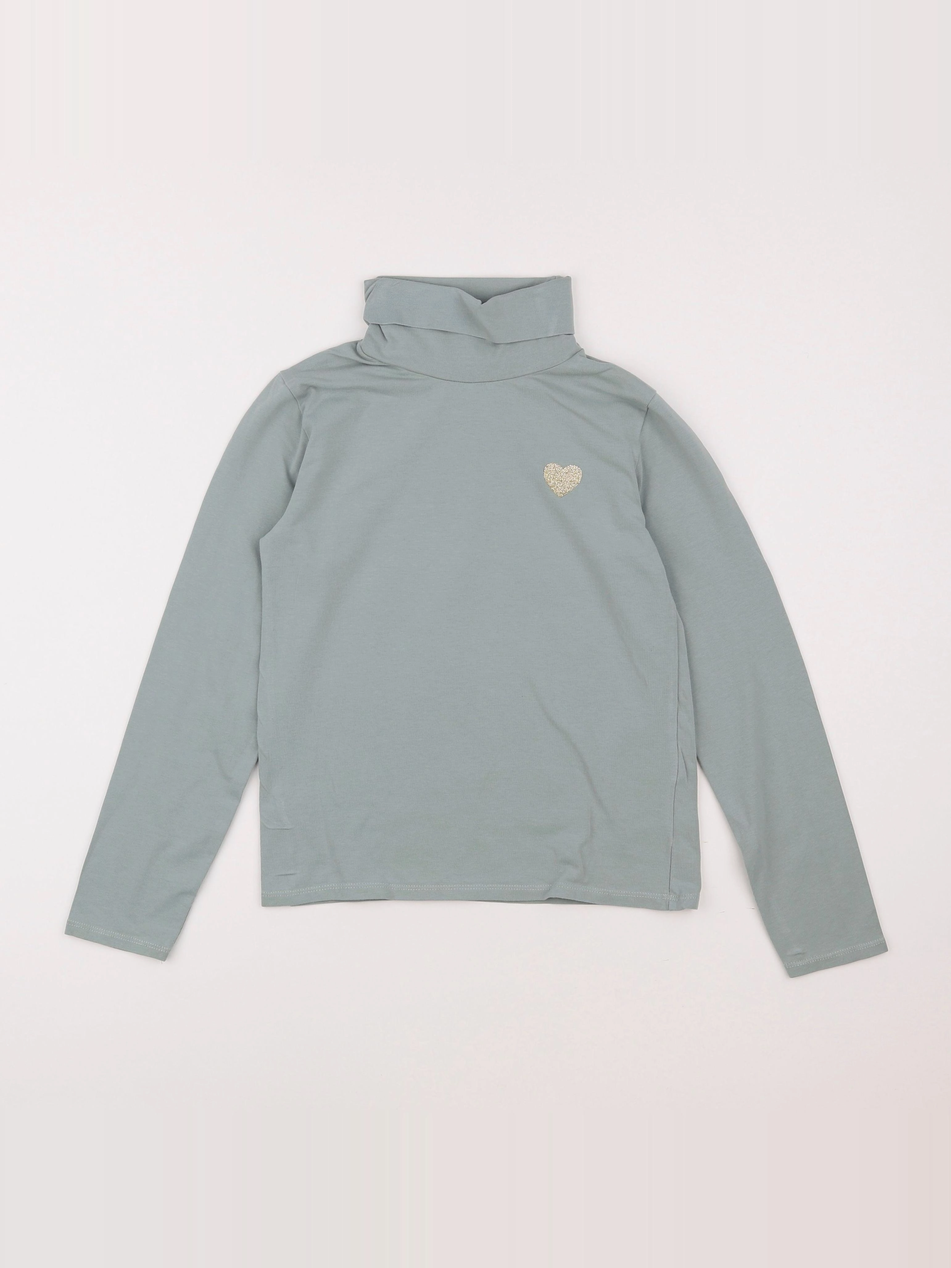 Vertbaudet - sous-pull bleu - 10 ans