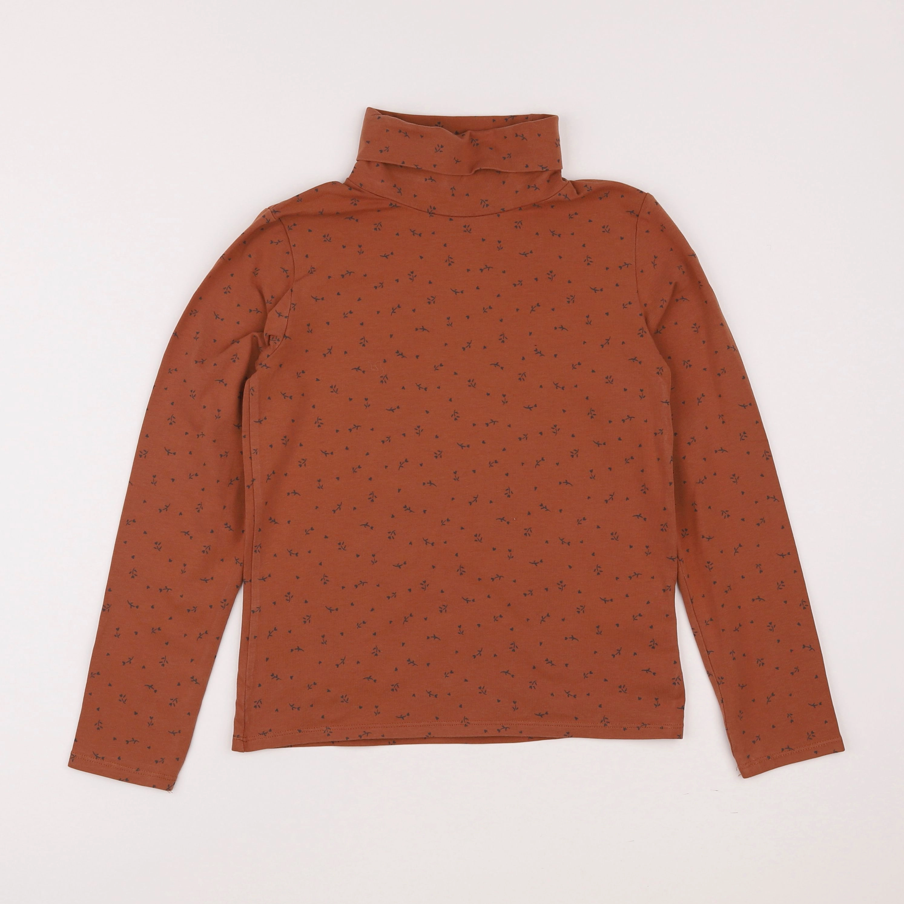 Vertbaudet - sous-pull marron - 10 ans