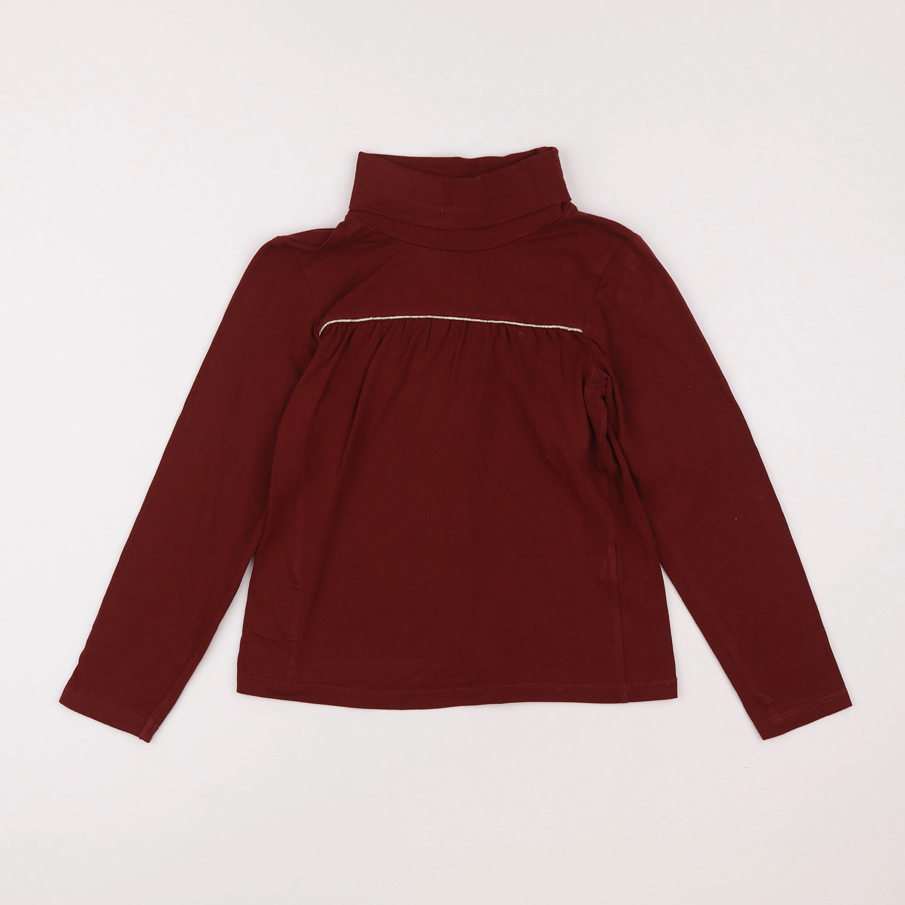 Vertbaudet - sous-pull rouge - 8 ans