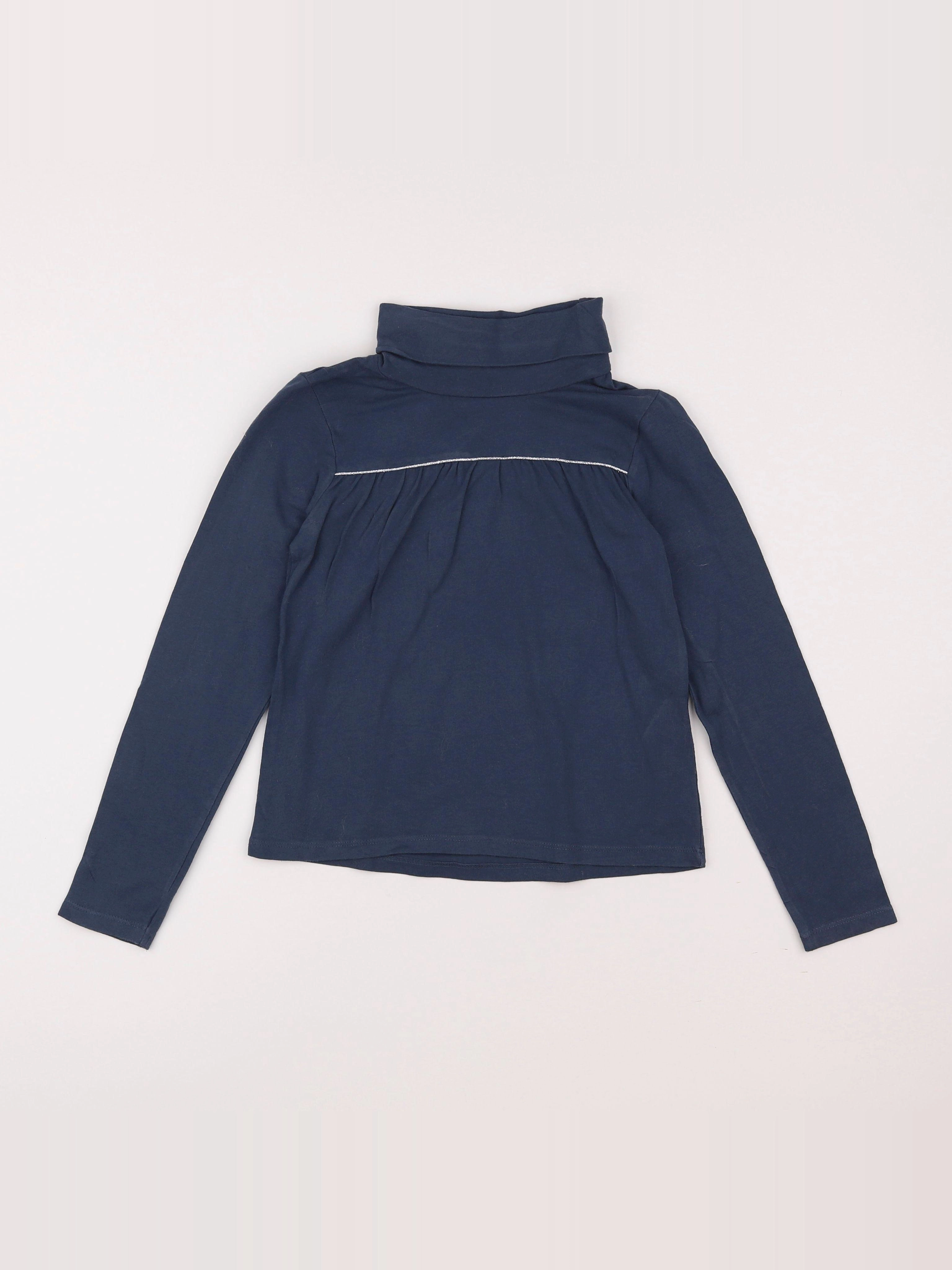 Vertbaudet - sous-pull bleu - 8 ans