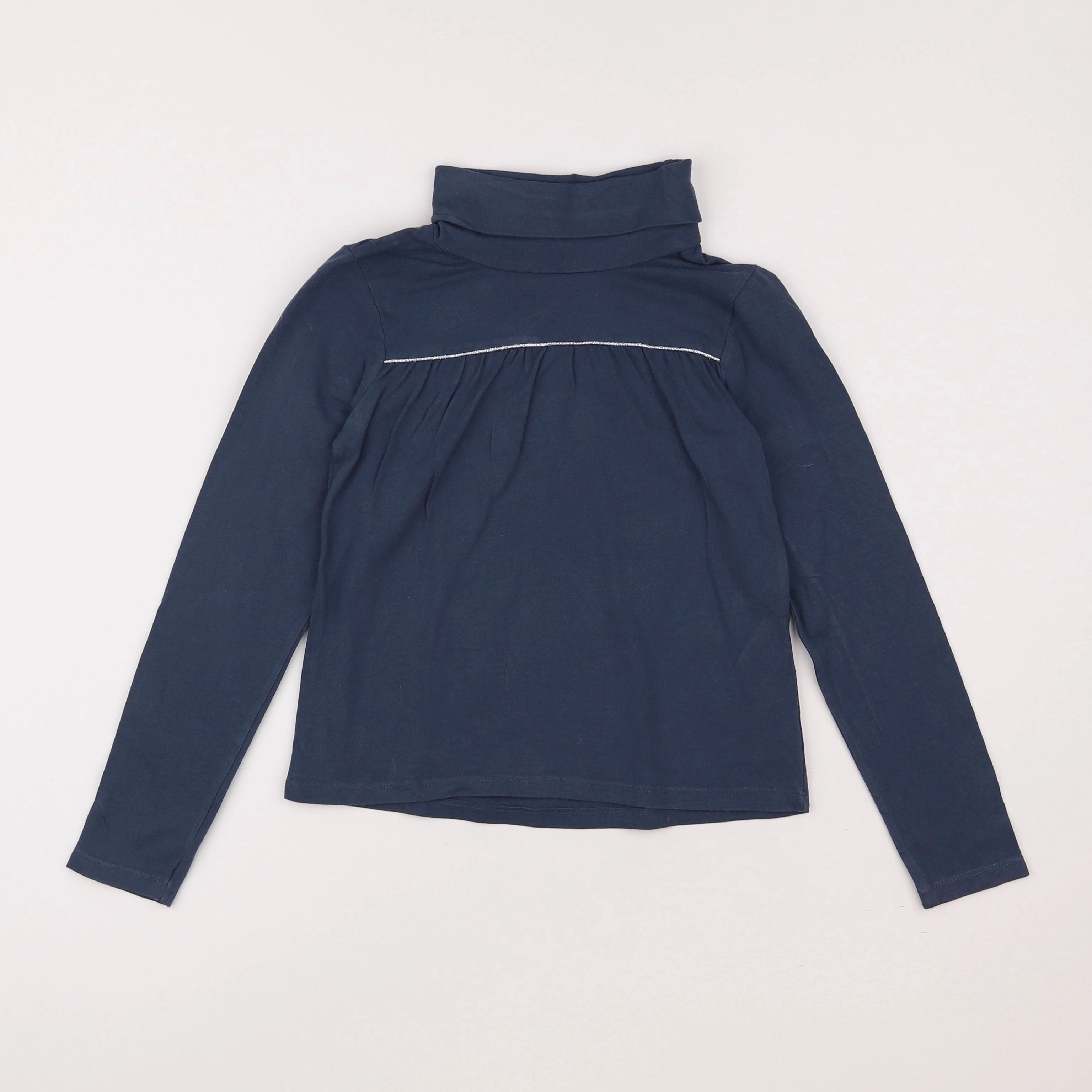Vertbaudet - sous-pull bleu - 8 ans