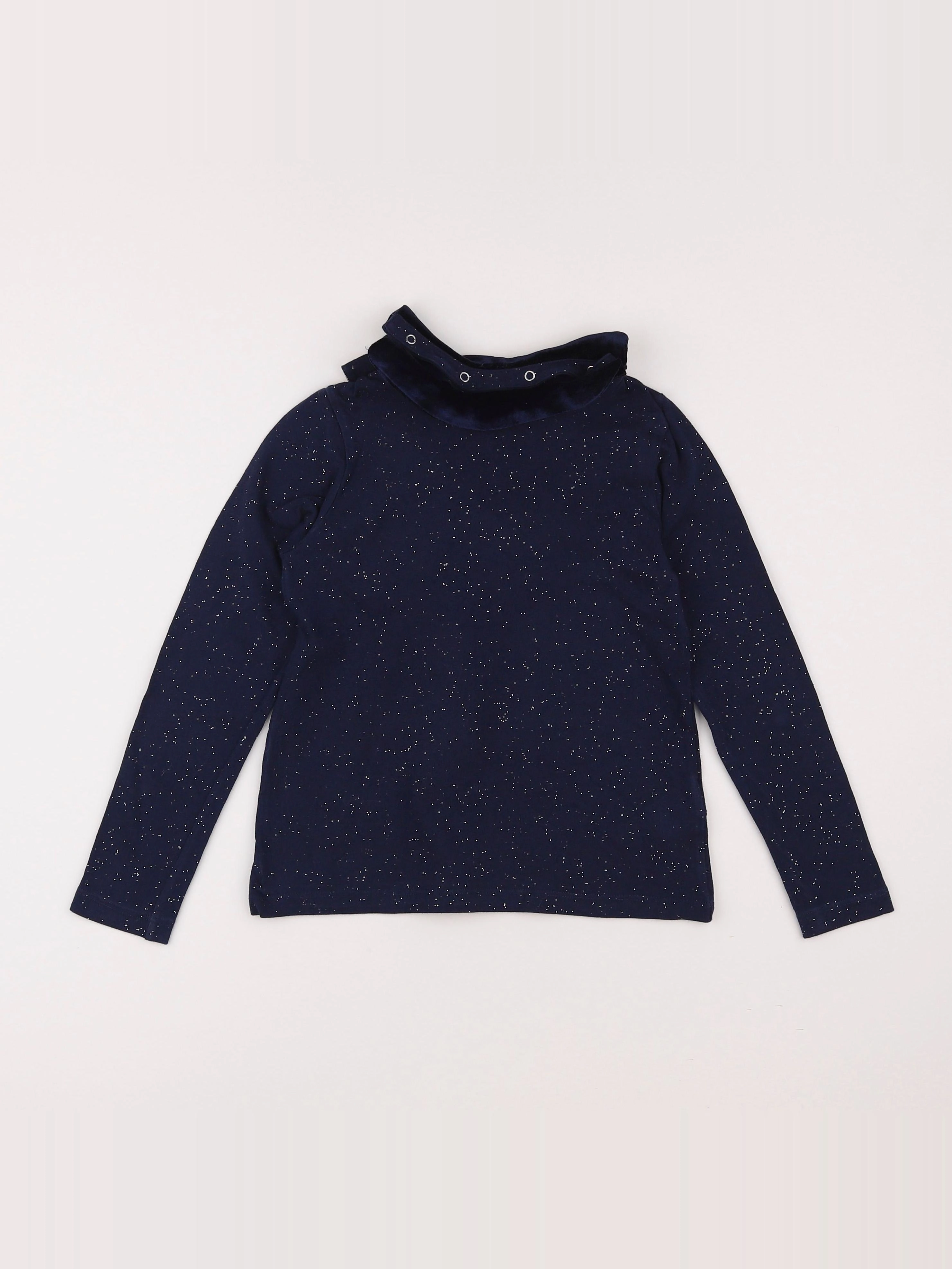 Vertbaudet - sous-pull bleu - 8 ans