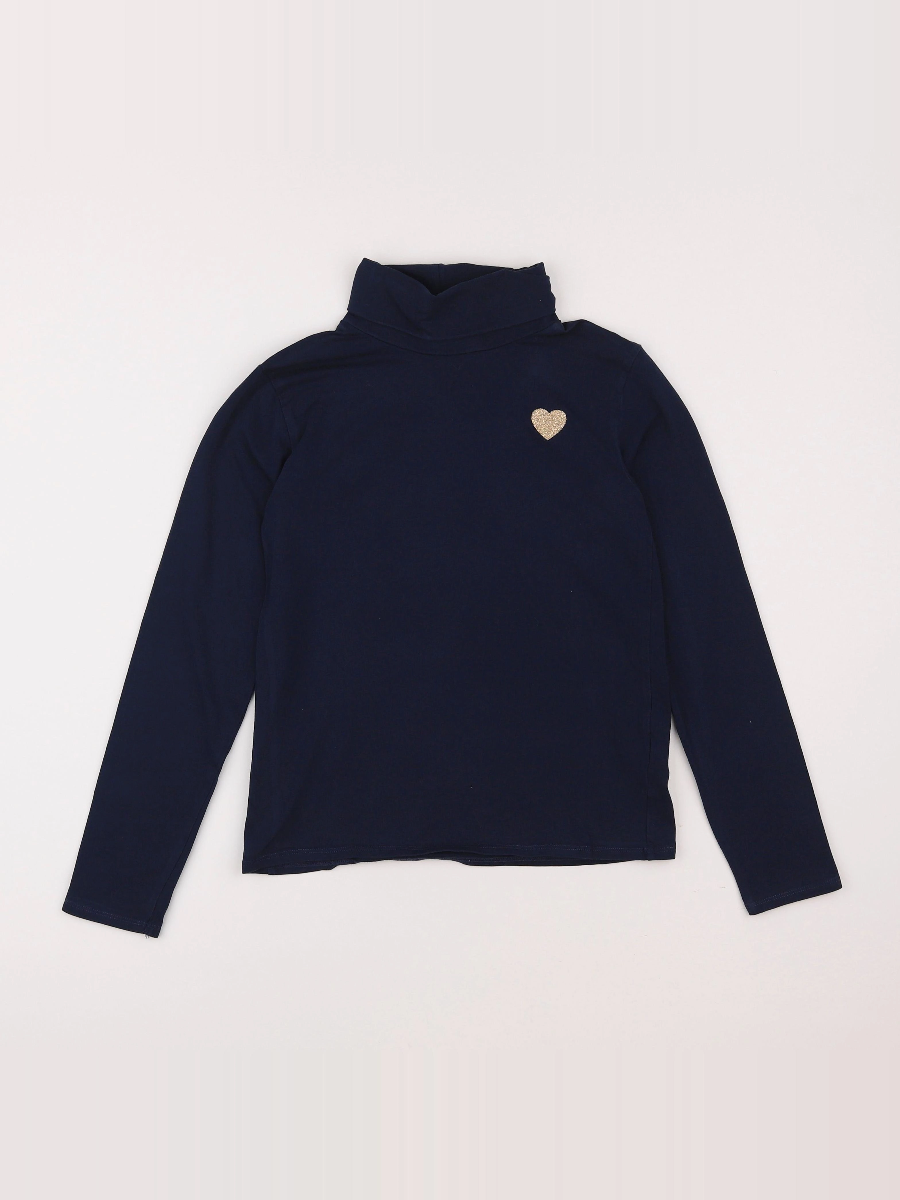 Vertbaudet - sous-pull bleu - 10 ans