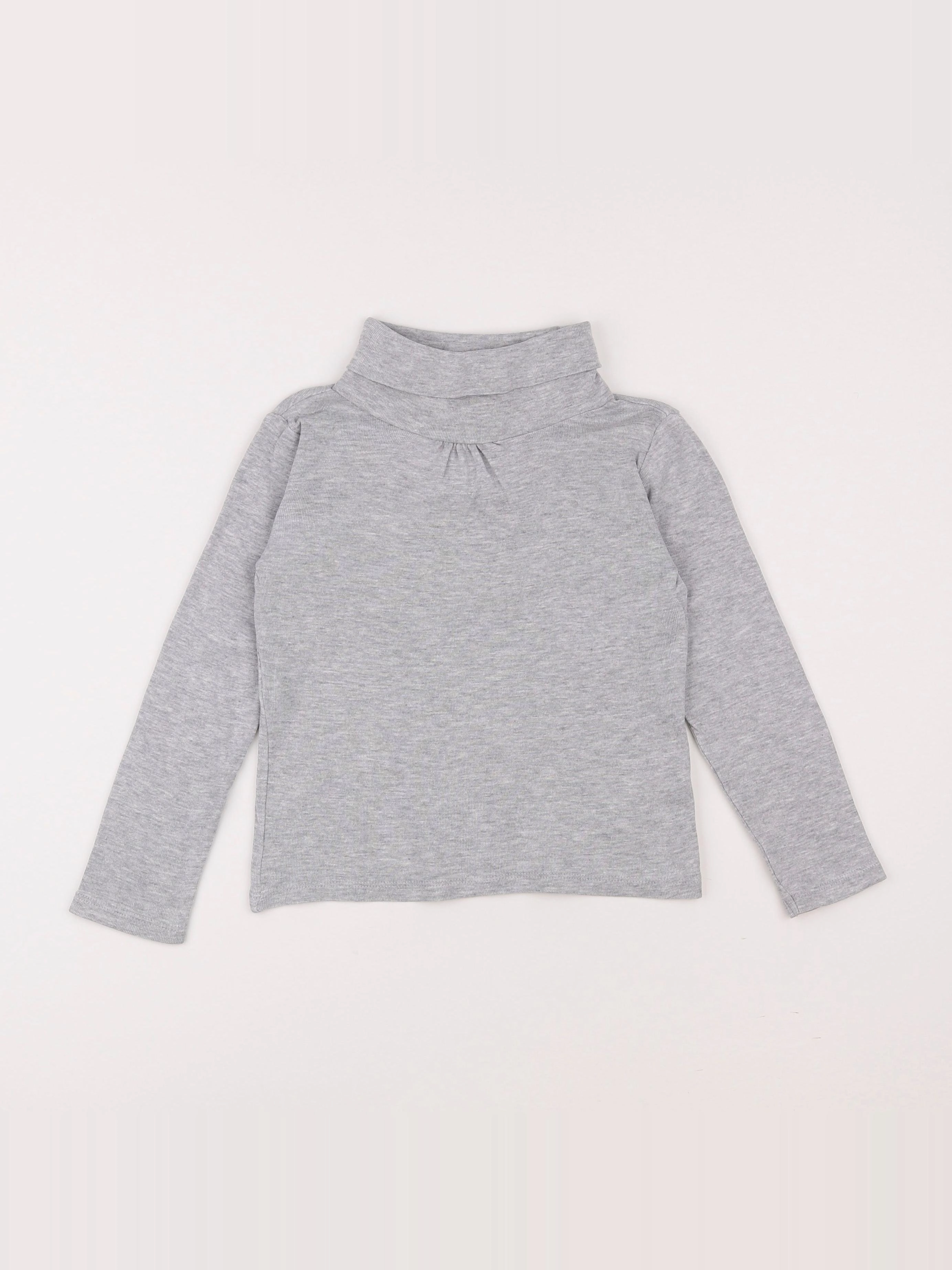 Vertbaudet - sous-pull gris - 6 ans