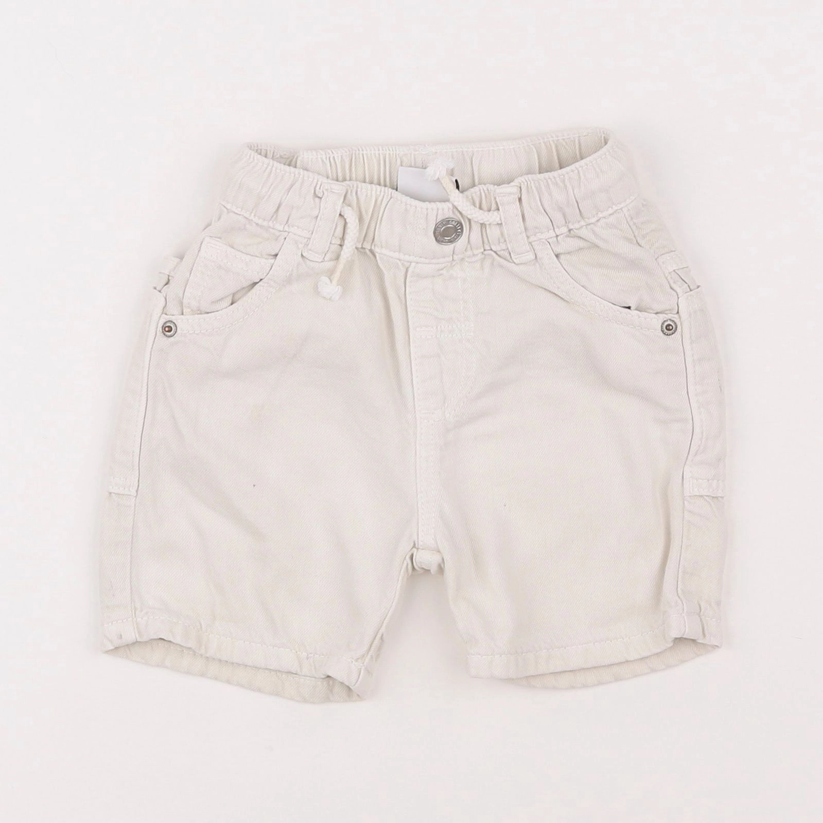 Zara - short blanc - 12/18 mois