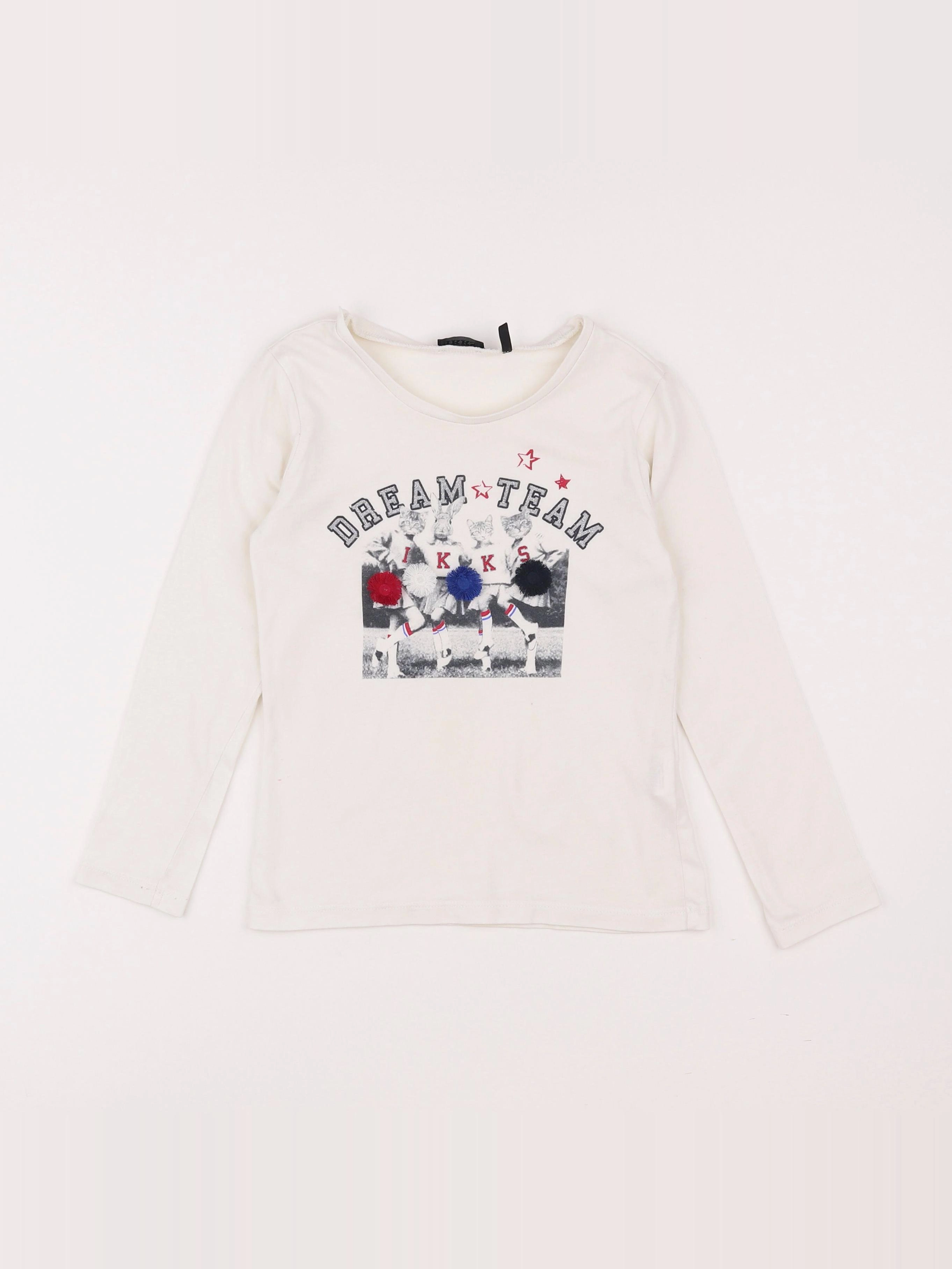 IKKS - tee-shirt blanc - 5 ans