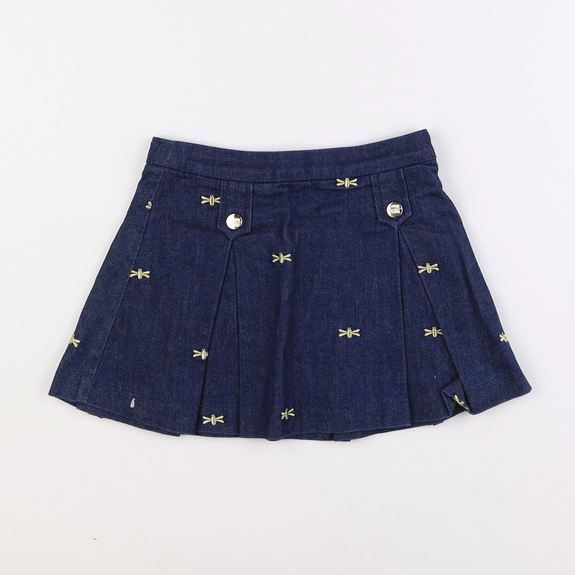 Jacadi - jupe gris, bleu - 4 ans