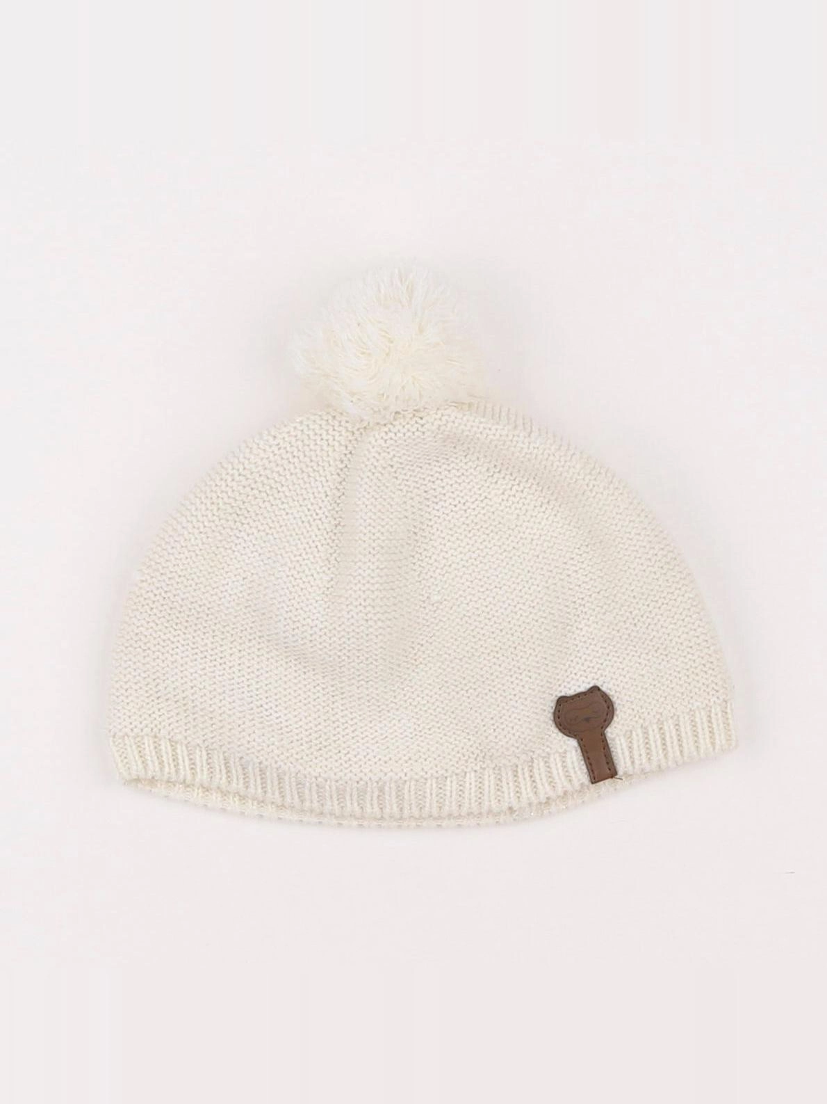Vertbaudet - bonnet blanc - 2/3 ans