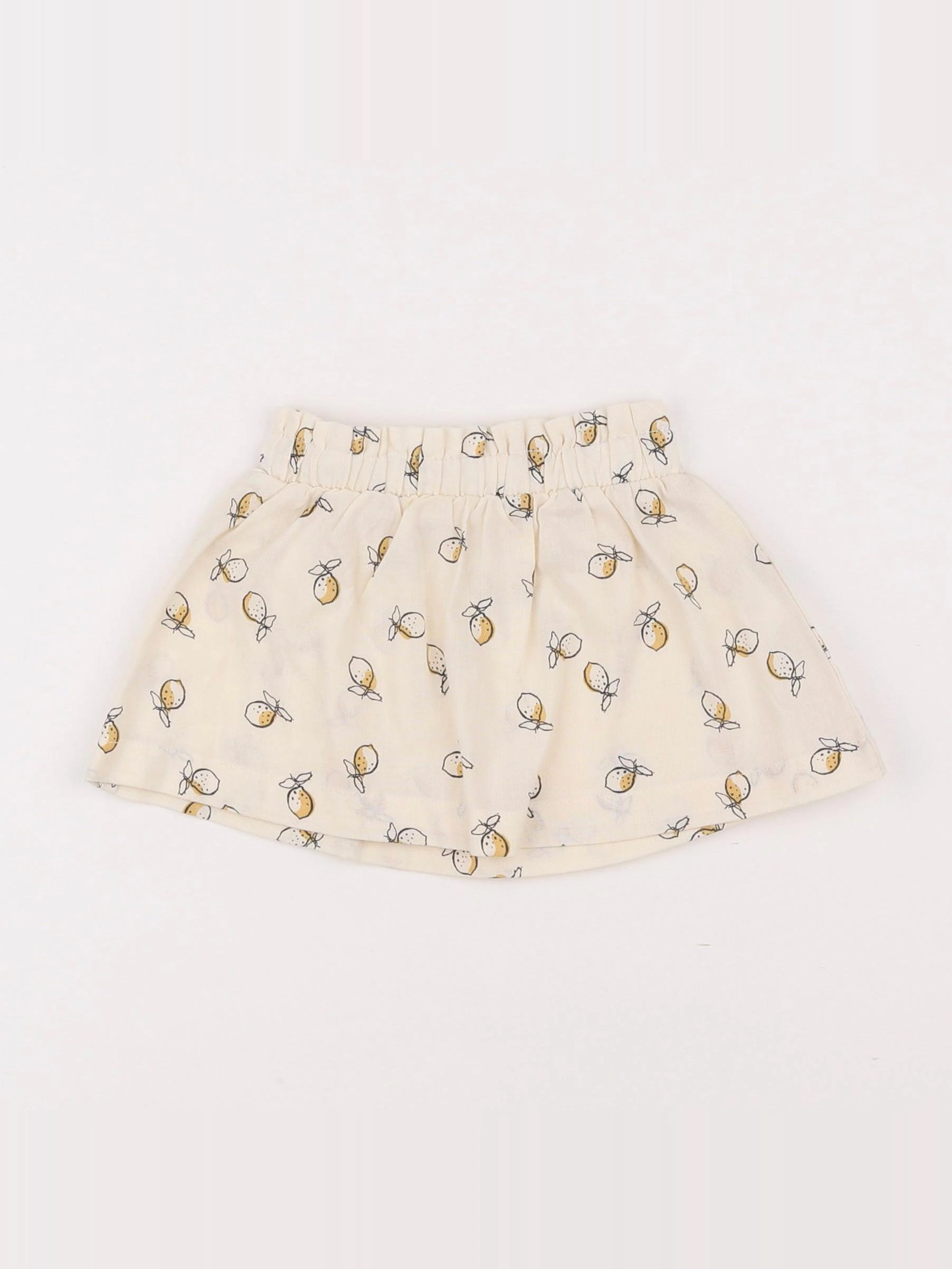Vertbaudet - jupe beige - 9 mois