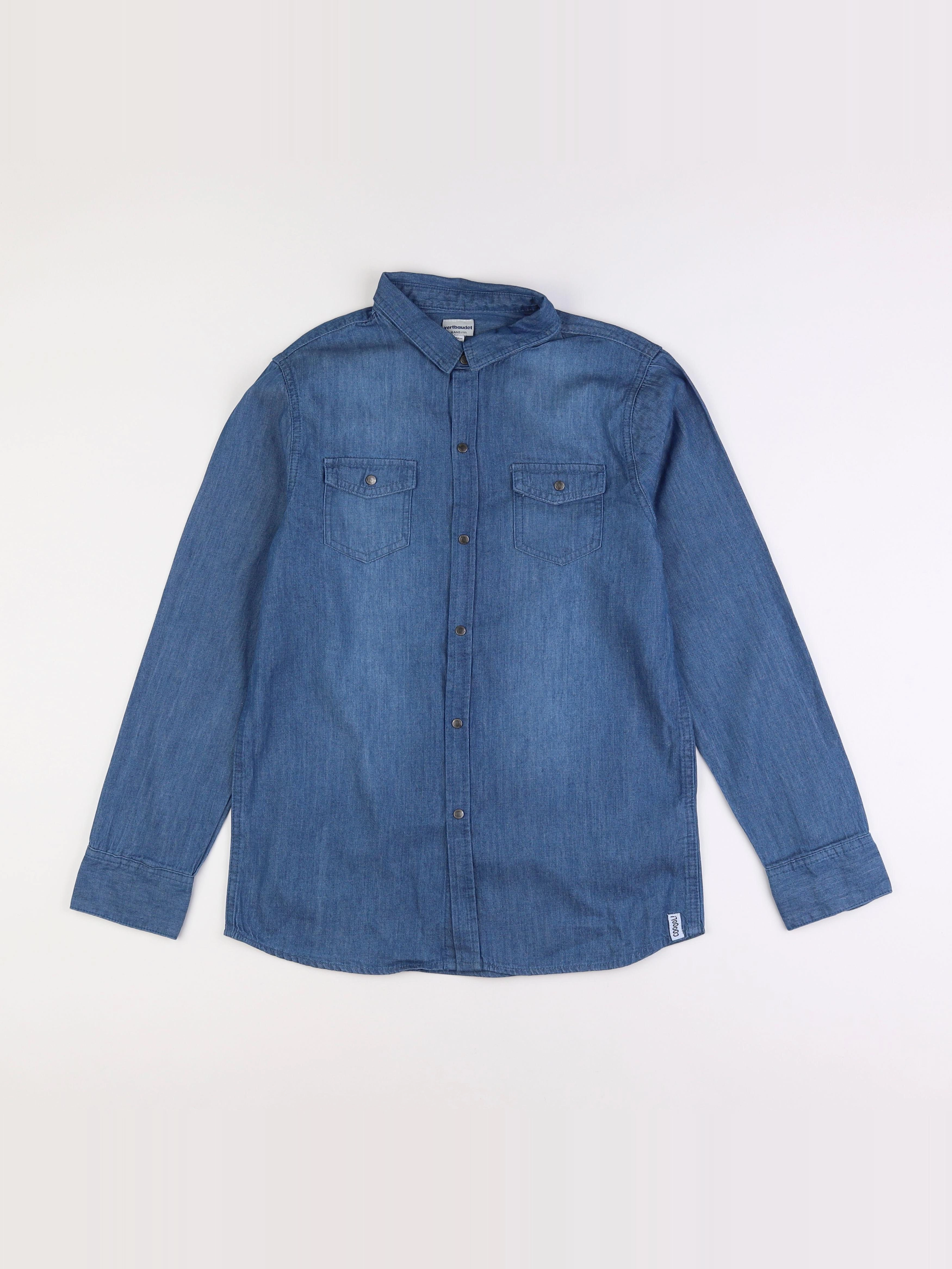 Vertbaudet - chemise bleu - 14 ans