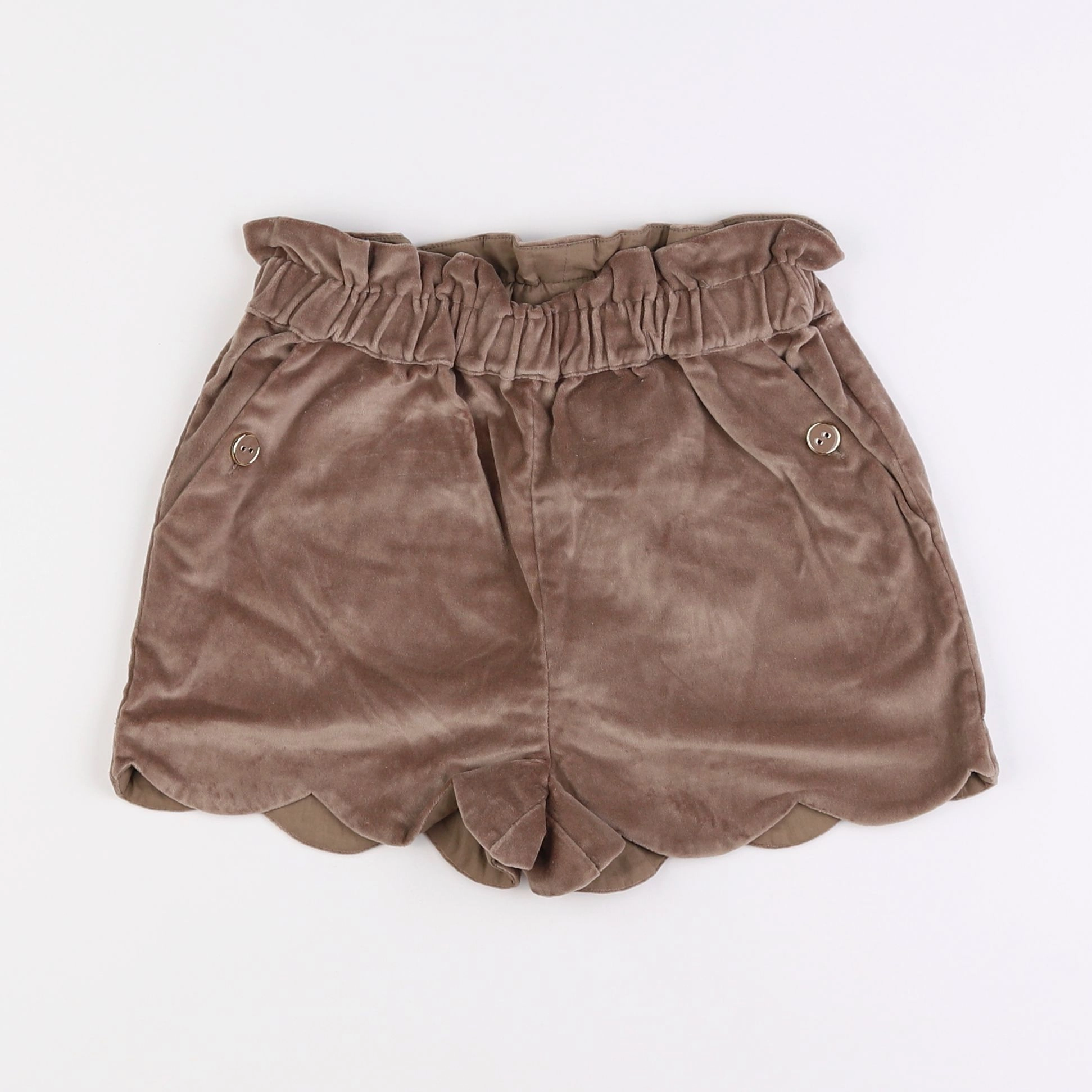 Vertbaudet - short marron - 10 ans