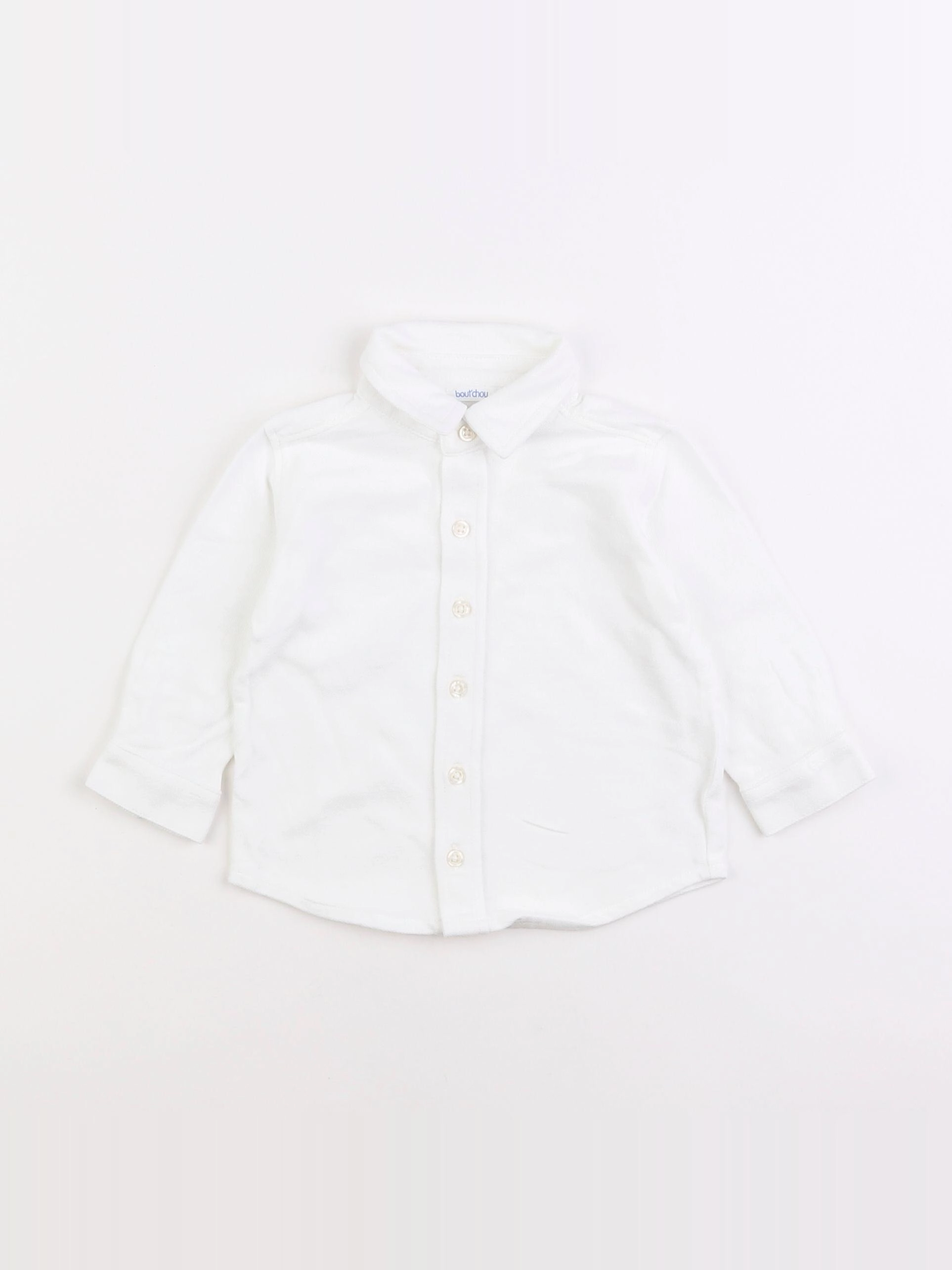 Boutchou - polo blanc - 6 mois