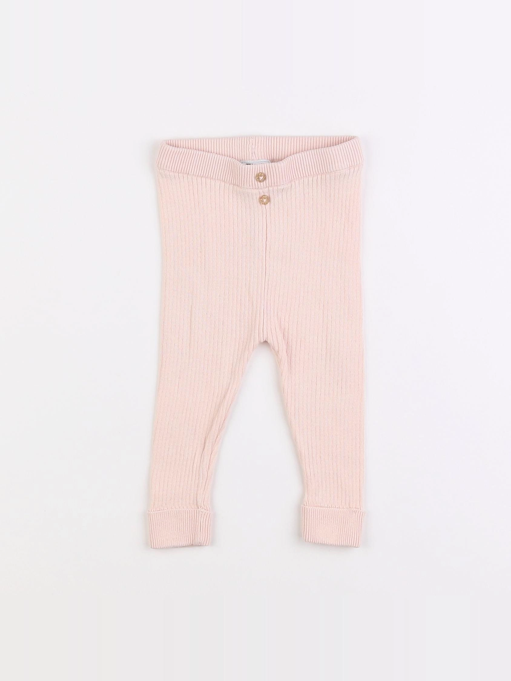 Tape à l'oeil - legging rose - 6 mois