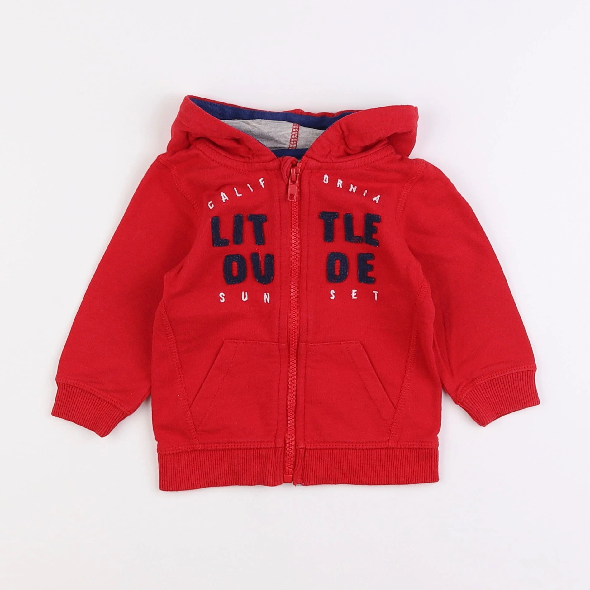 Tape à l'oeil - sweat rouge - 6 mois
