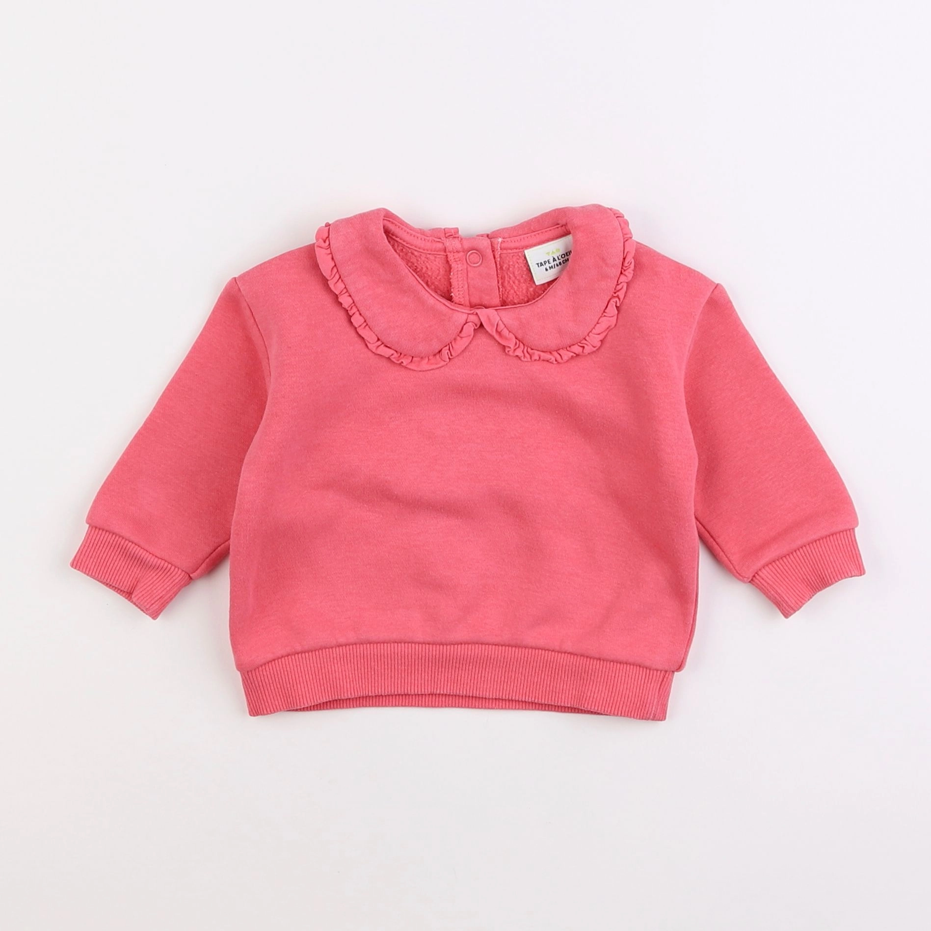 Tape à l'oeil - sweat rose - 6 mois