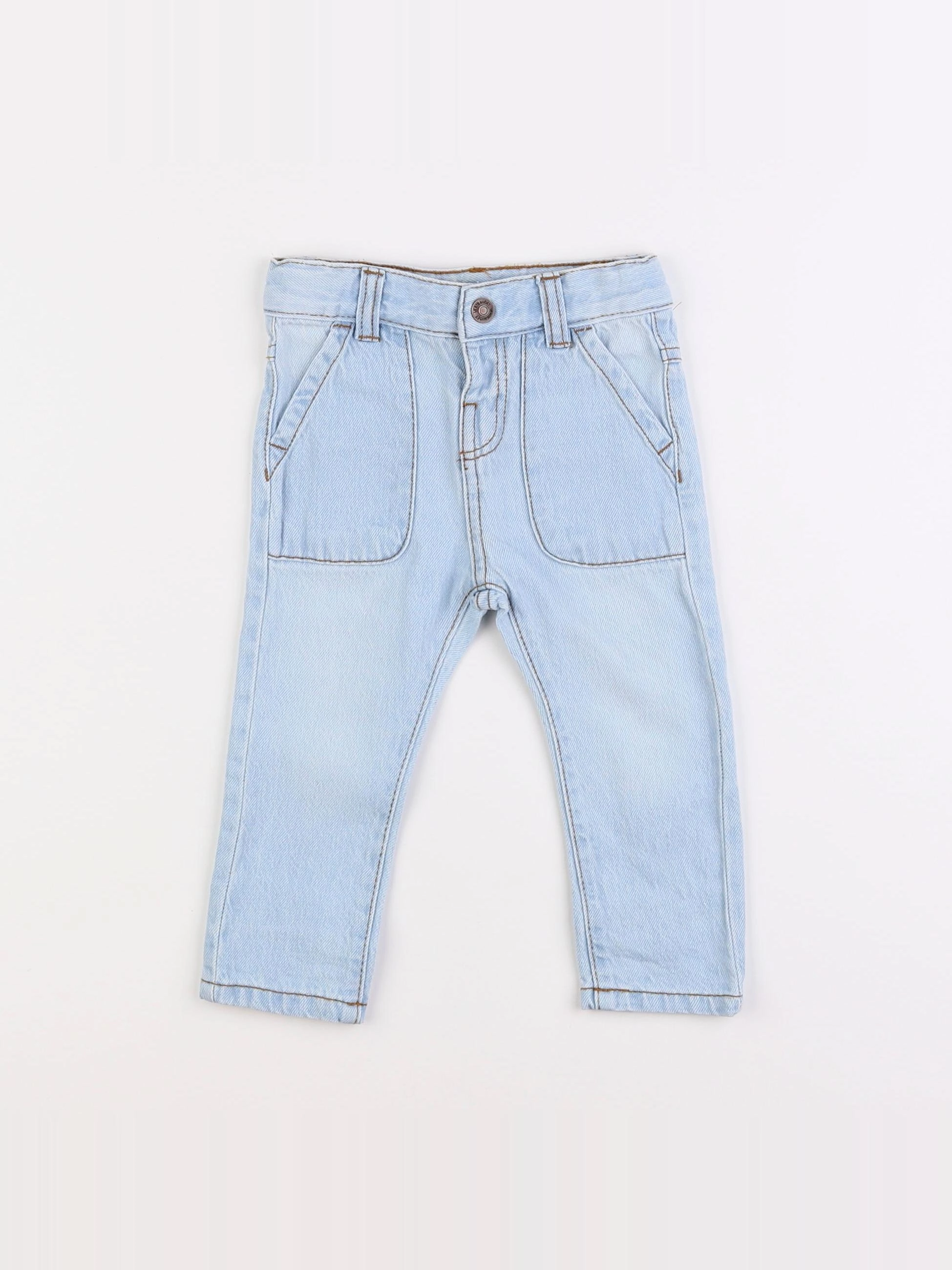 Vertbaudet - jean bleu - 6 mois