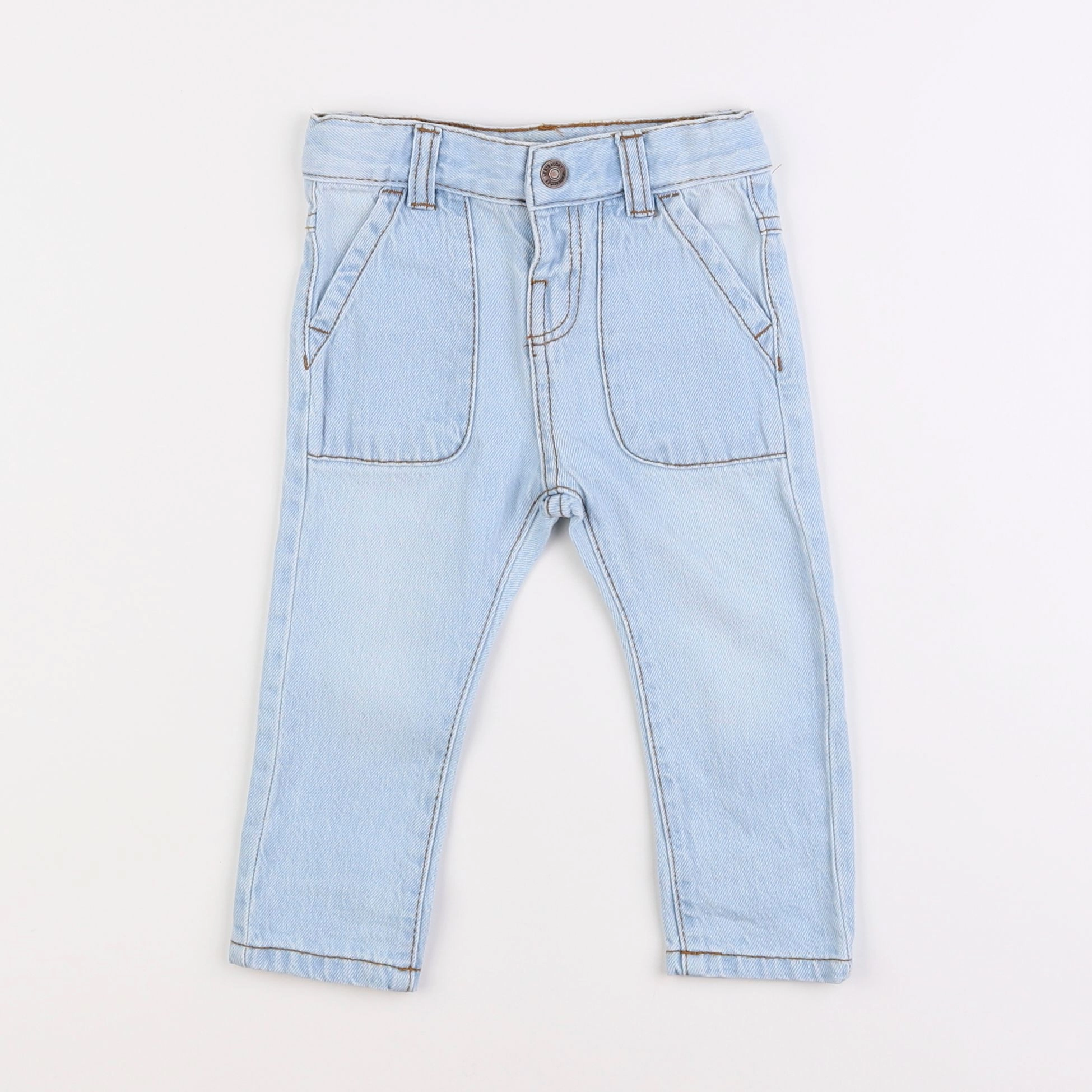 Vertbaudet - jean bleu - 6 mois