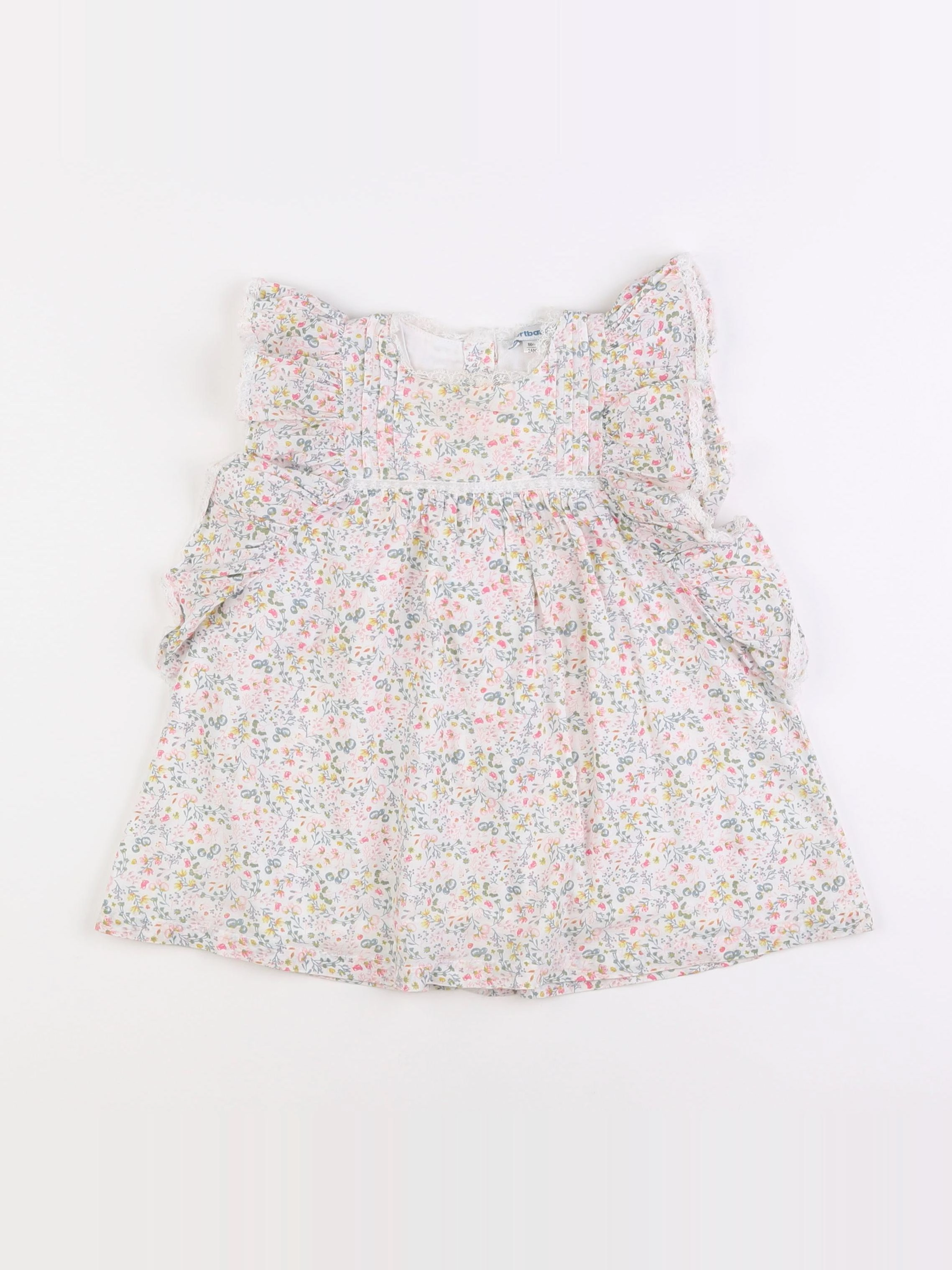 Vertbaudet - blouse multicolore - 2 ans