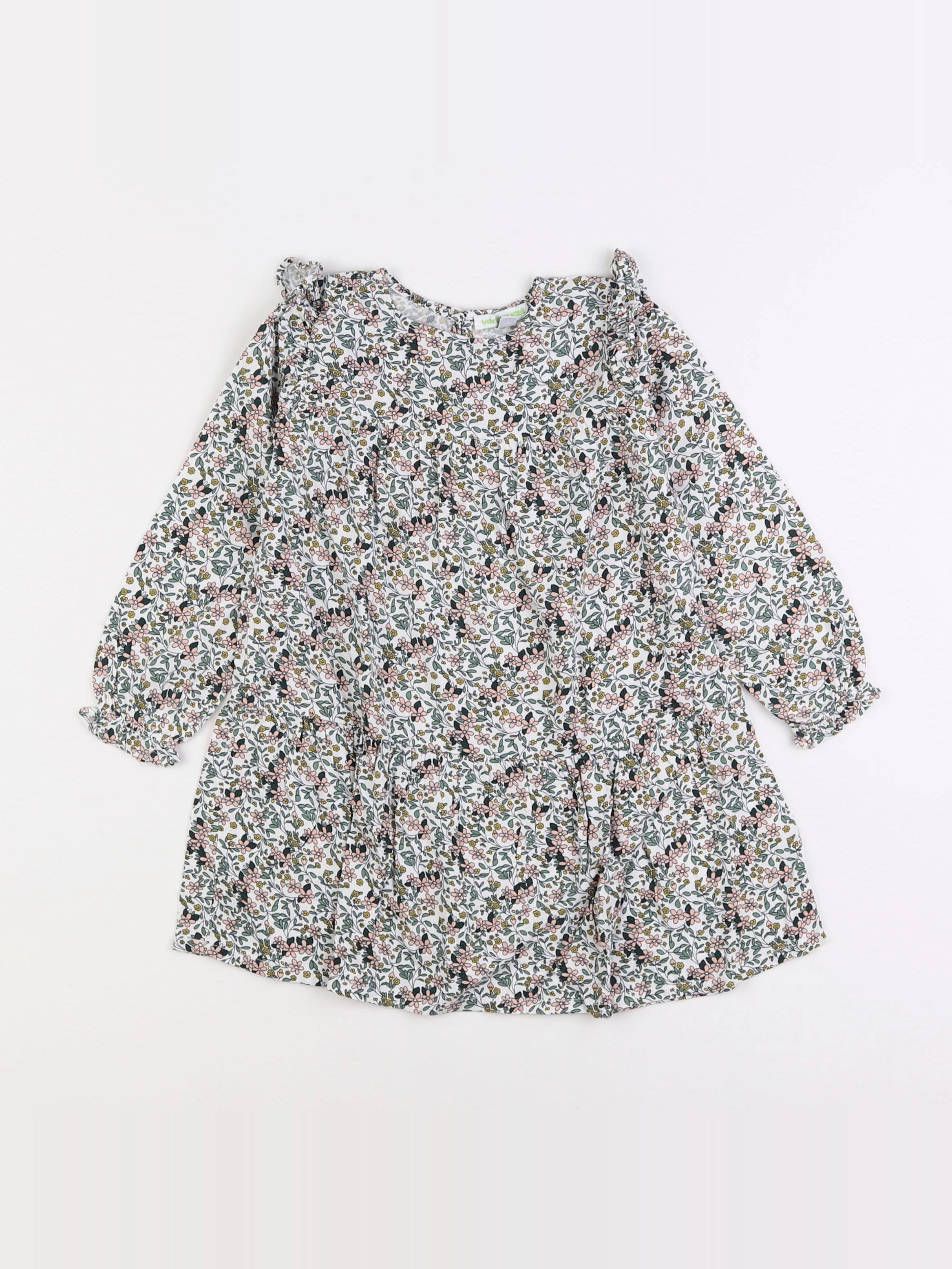 Vertbaudet - robe multicolore - 3 ans