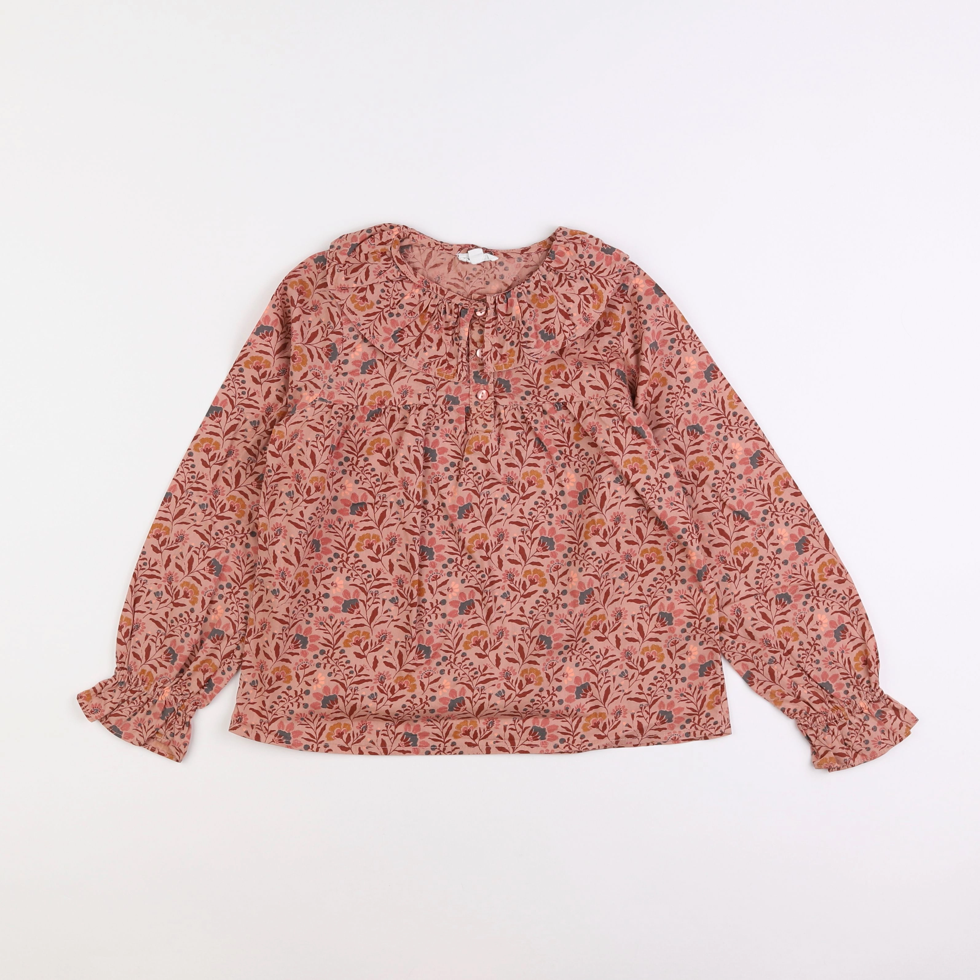 Vertbaudet - blouse rose - 8 ans