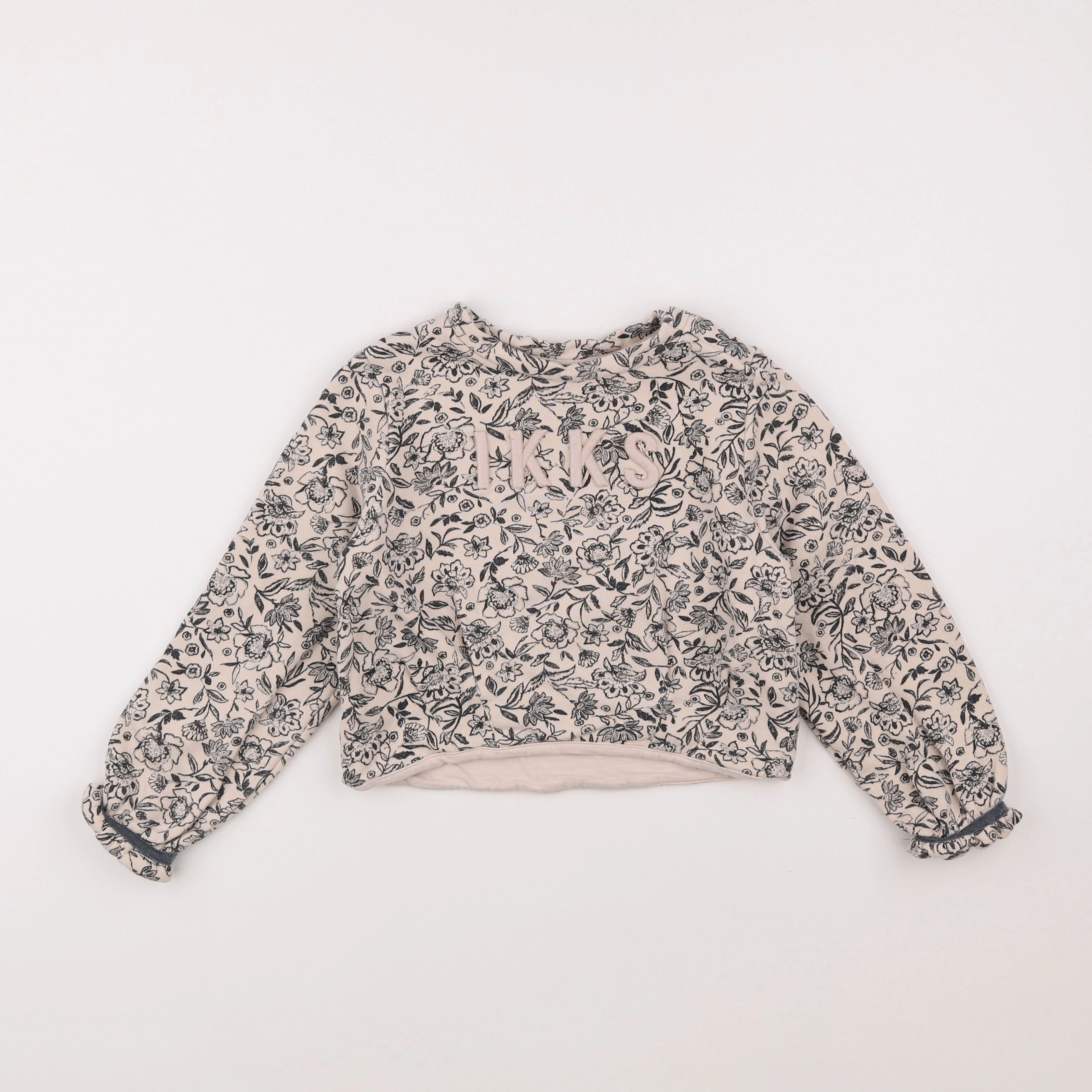 IKKS - sweat beige - 6 ans