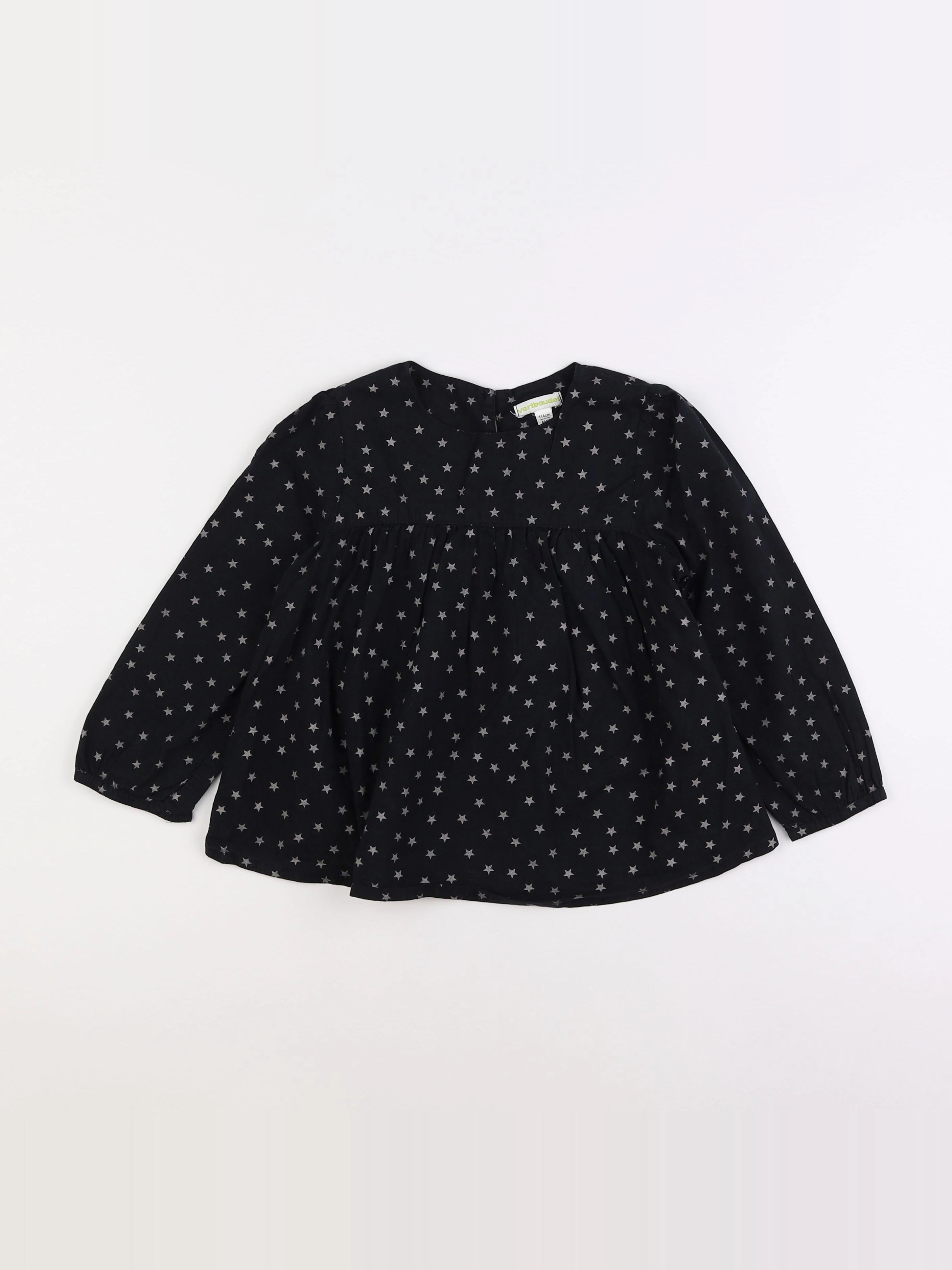 Vertbaudet - blouse noir - 6 ans