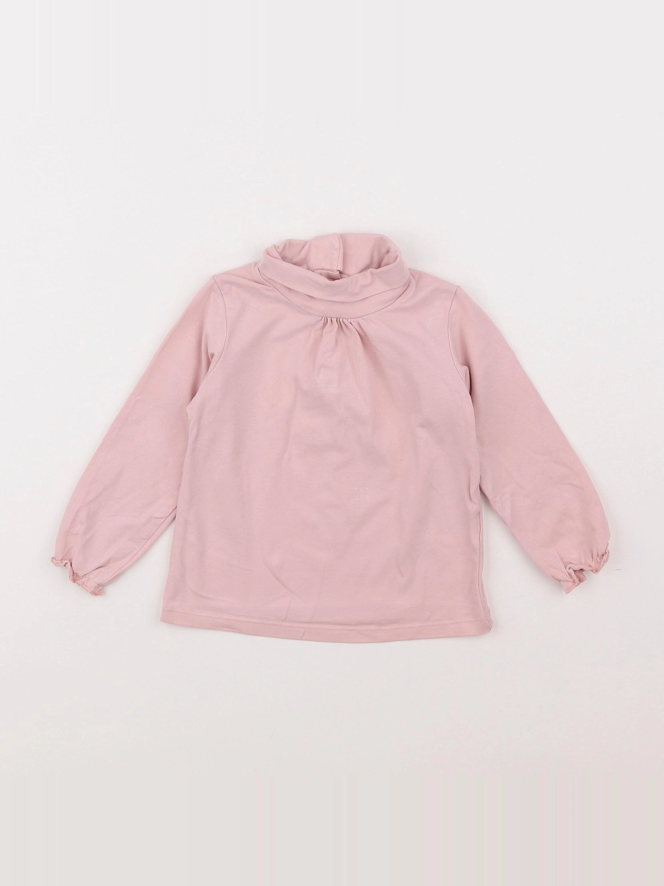 Vertbaudet - sous-pull rose - 2 ans