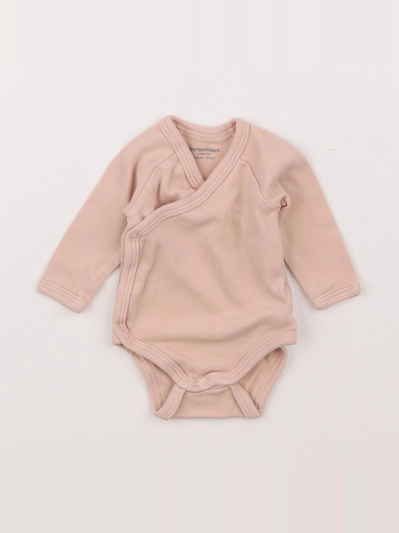 Vertbaudet - body rose - 1 mois