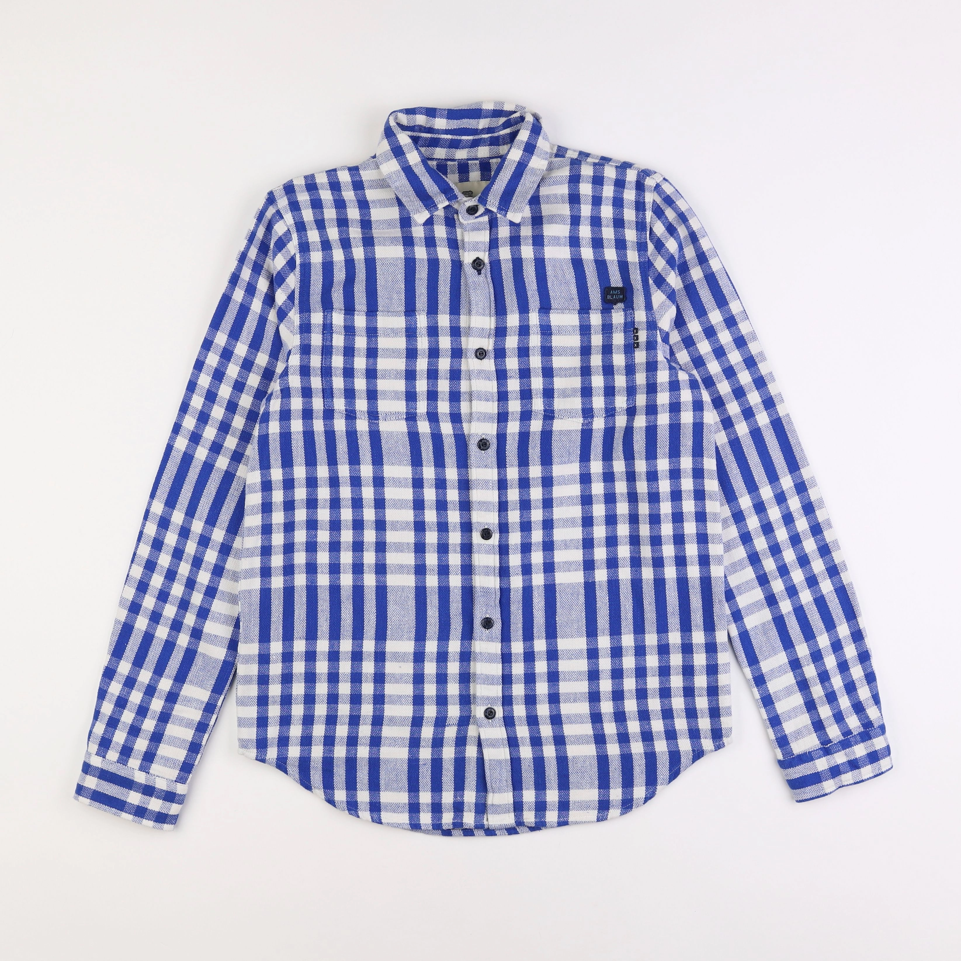 Scotch & Soda - chemise bleu, blanc - 12 ans