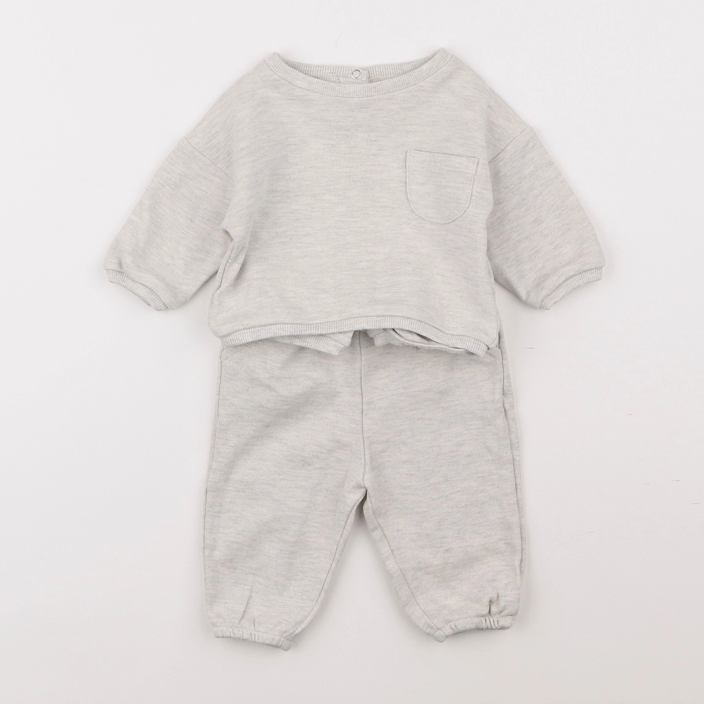 Vertbaudet - ensemble beige - 3 mois