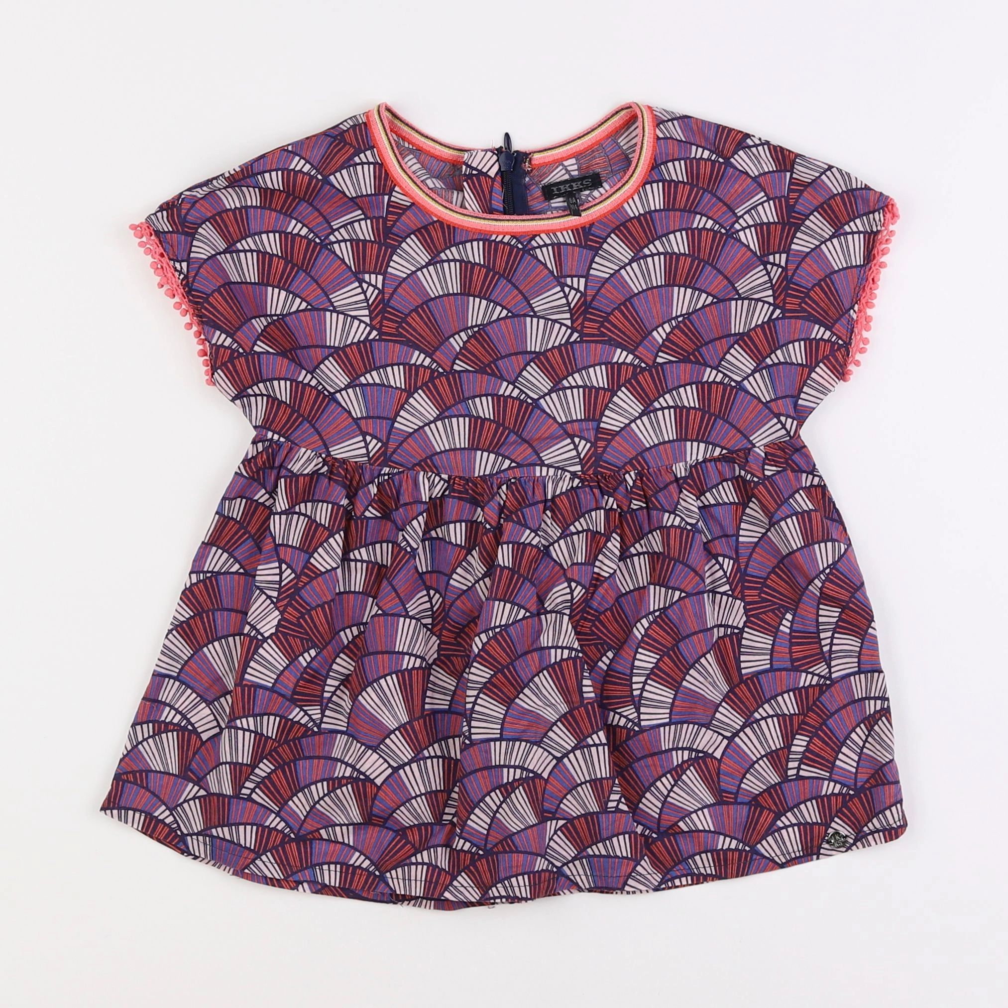 IKKS - blouse rose - 6 ans