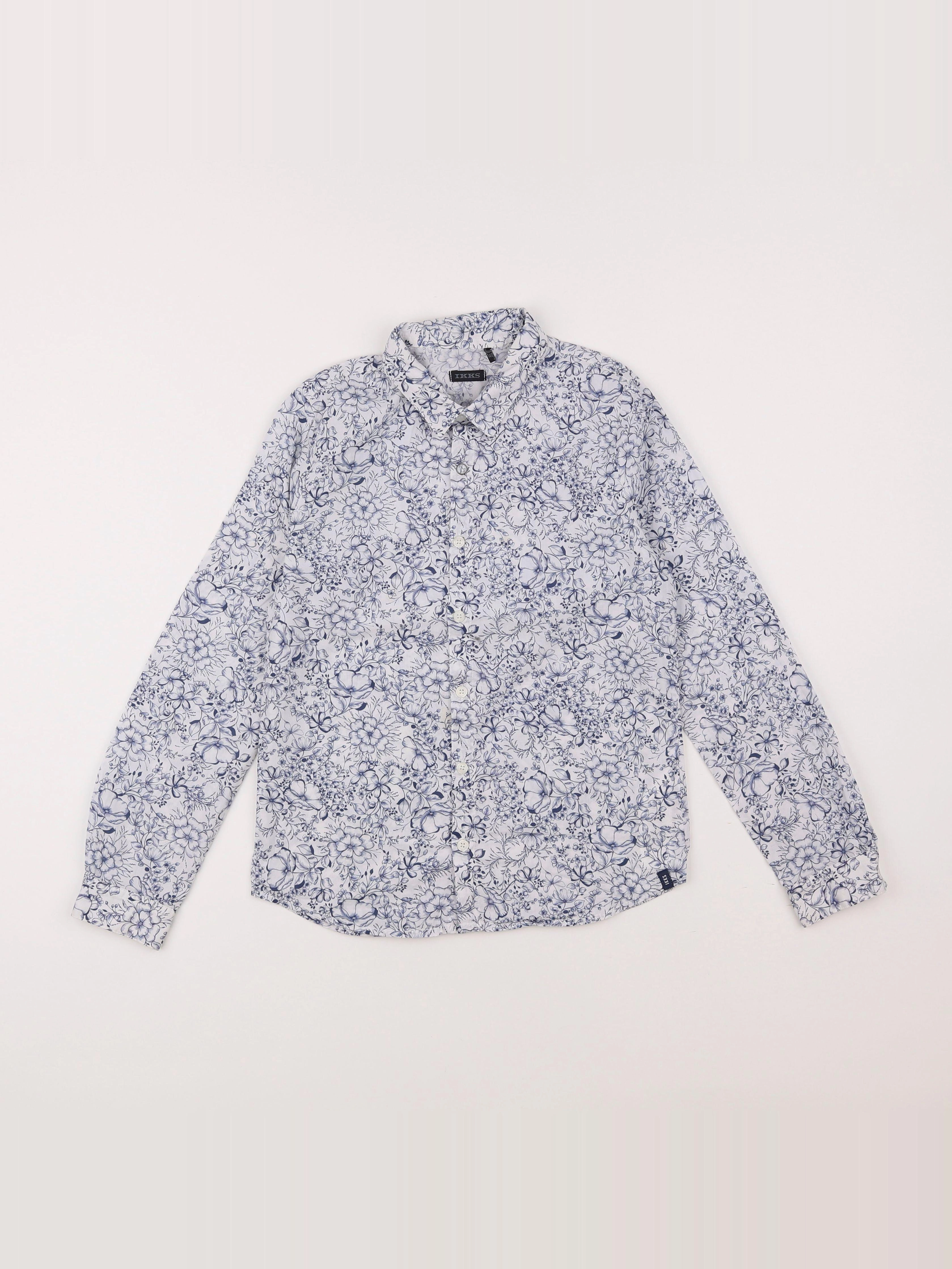 IKKS - chemise bleu - 10 ans