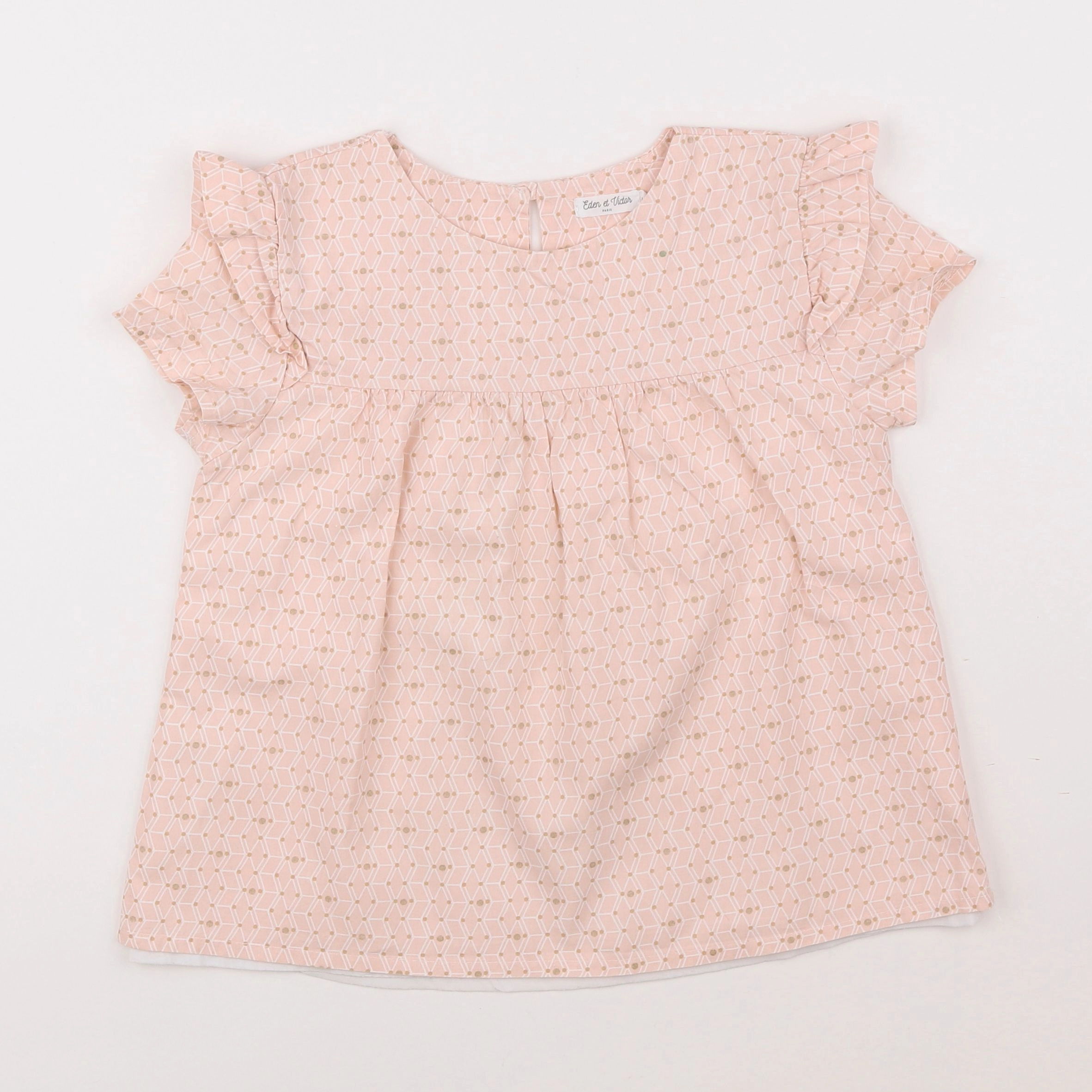 Eden & Victor - blouse rose - 8 ans