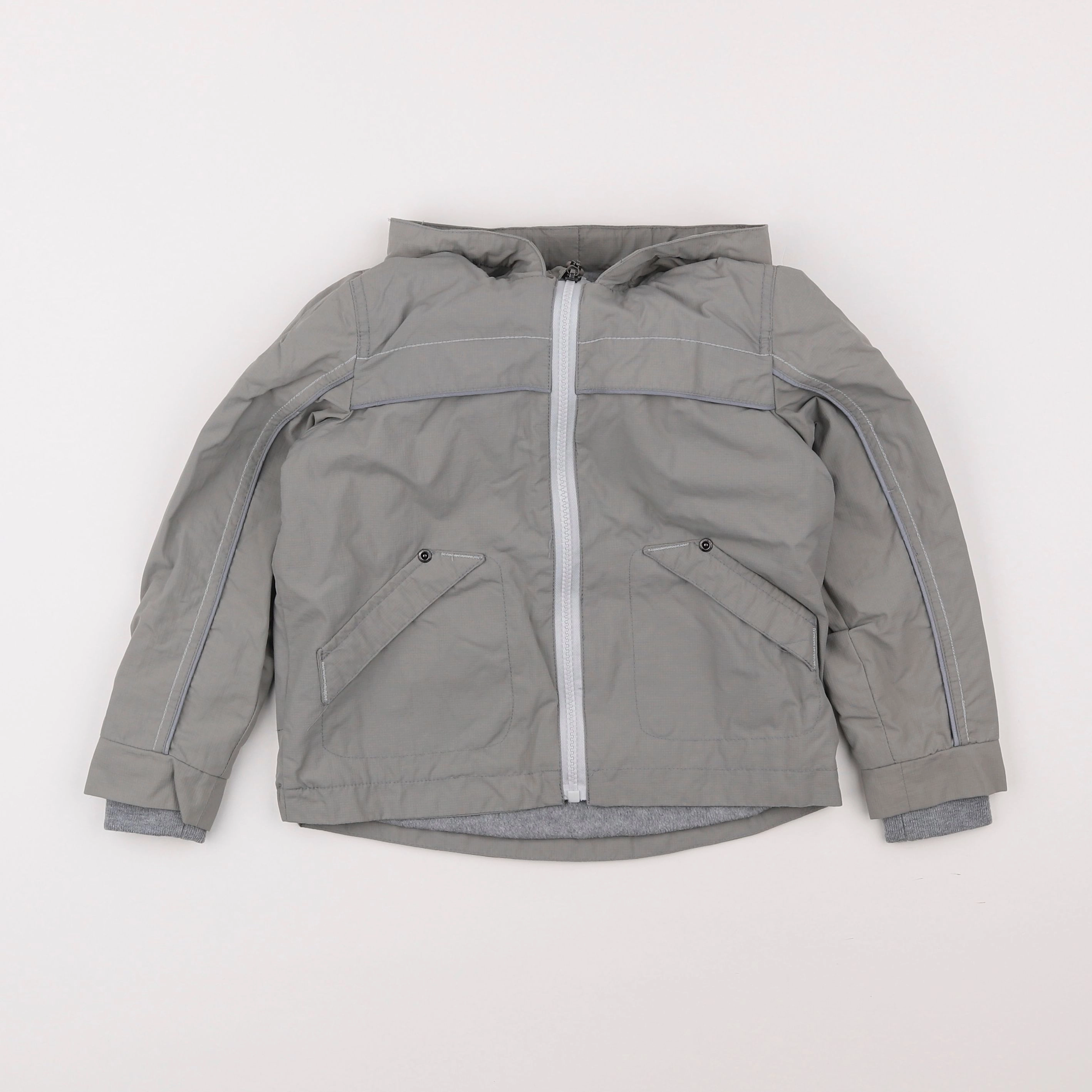 Vertbaudet - imperméable gris - 4 ans