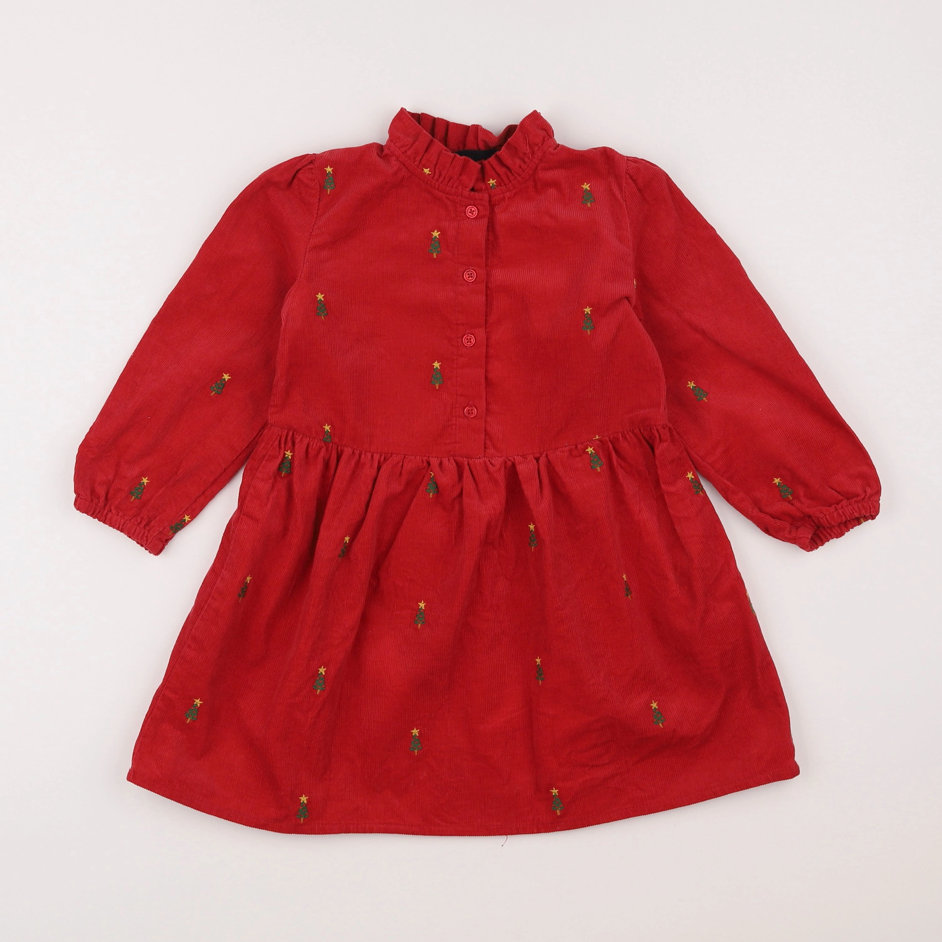 Monoprix - robe rouge - 5 ans