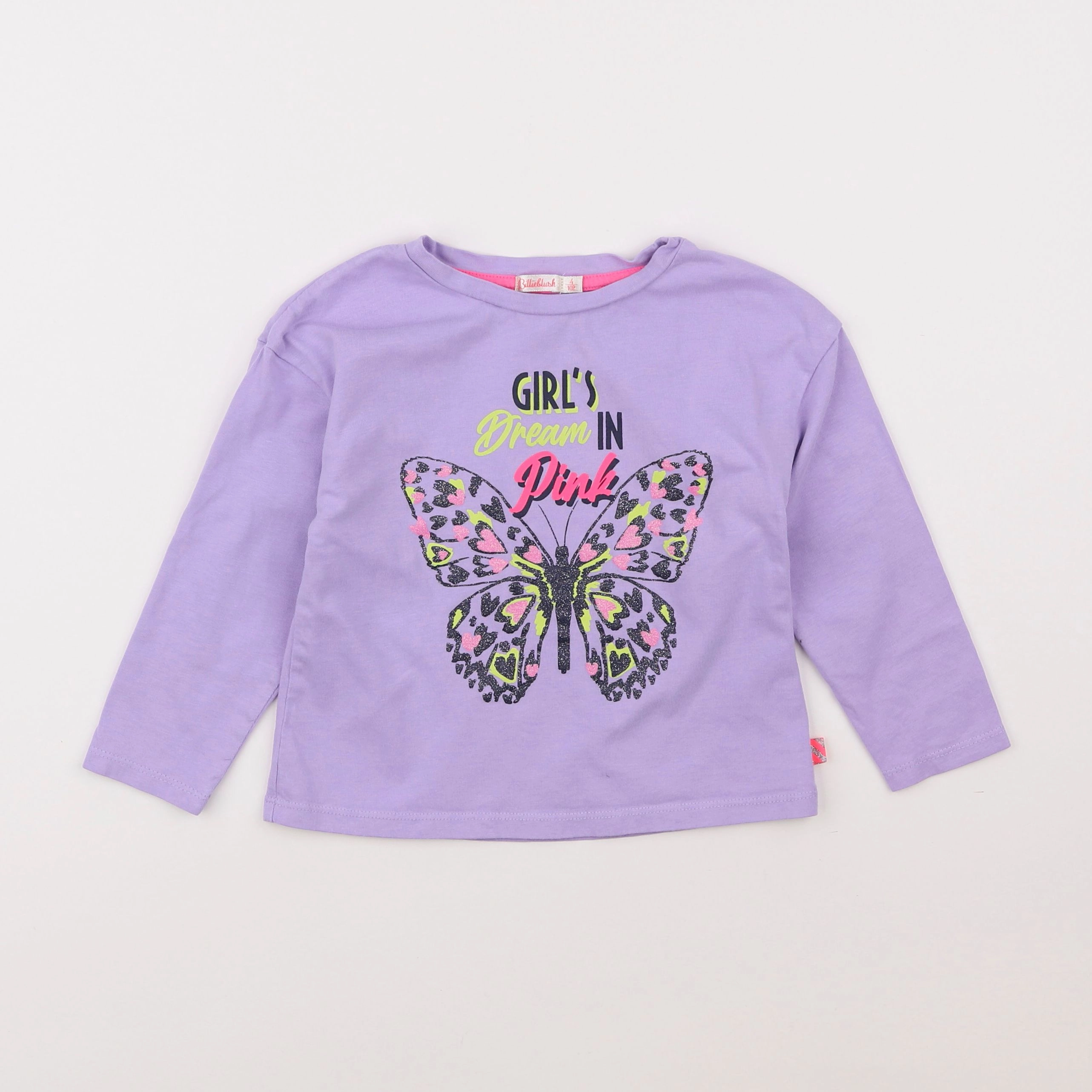 Billie Blush - tee-shirt violet - 4 ans