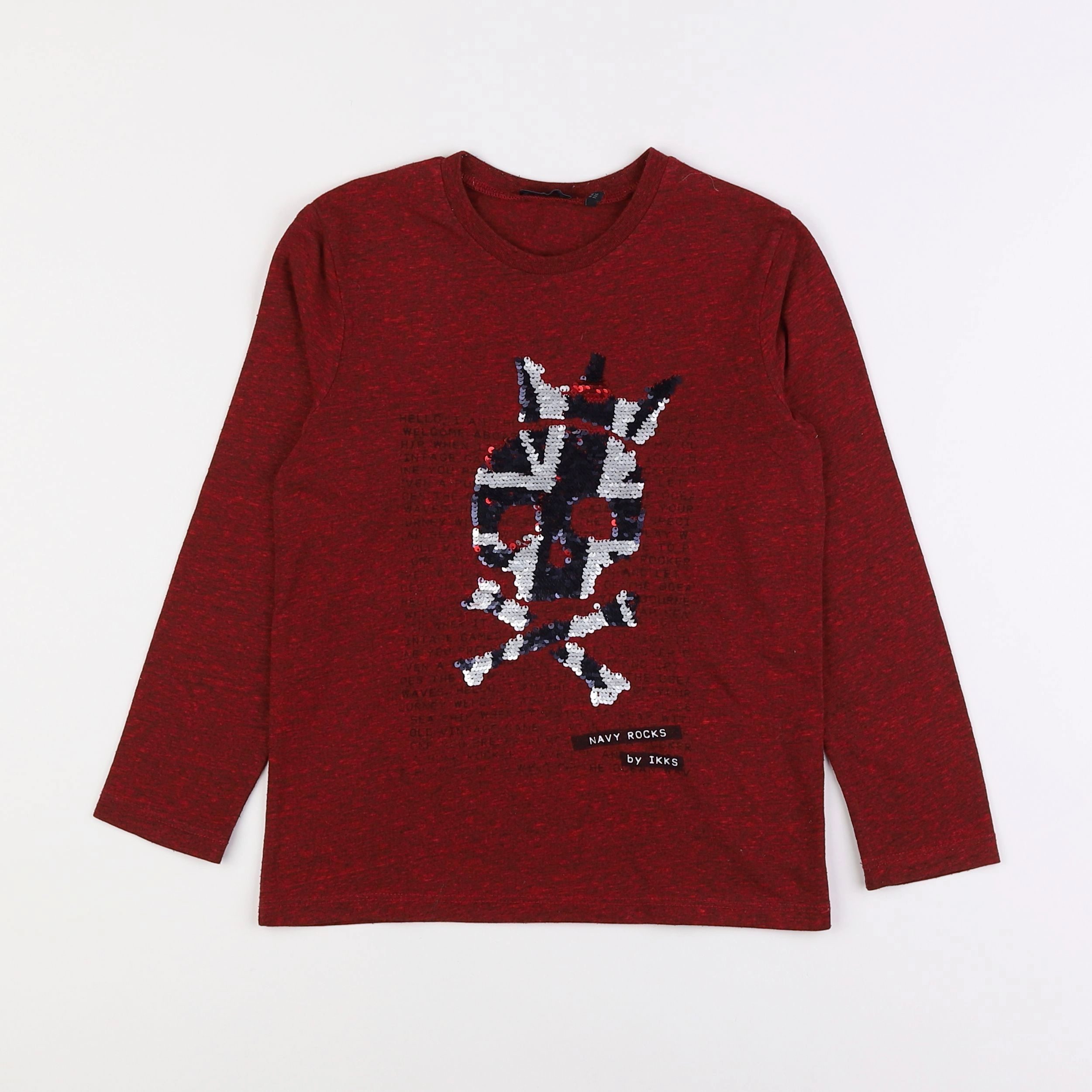IKKS - tee-shirt rouge - 6 ans