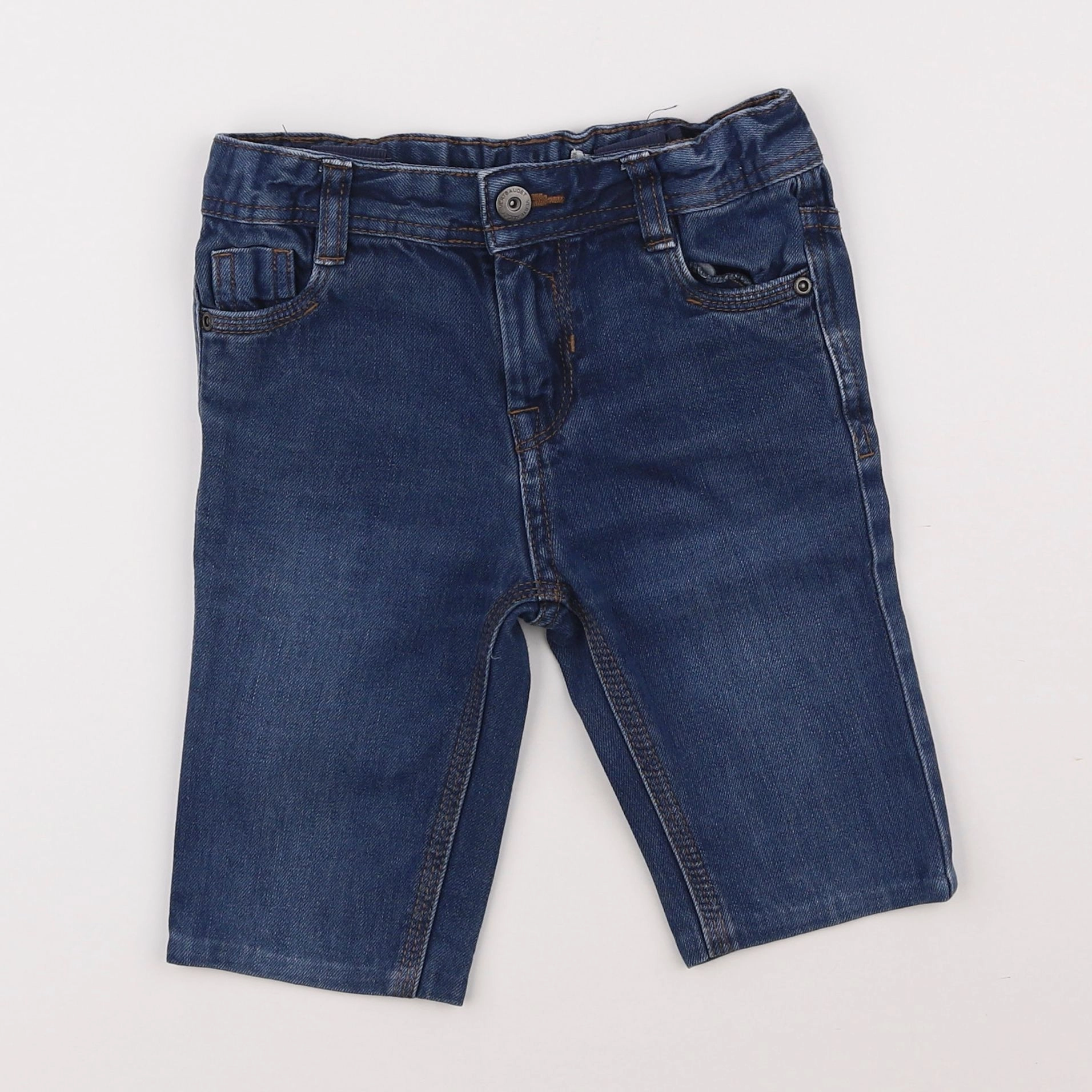 Vertbaudet - pantacourt bleu - 6 ans