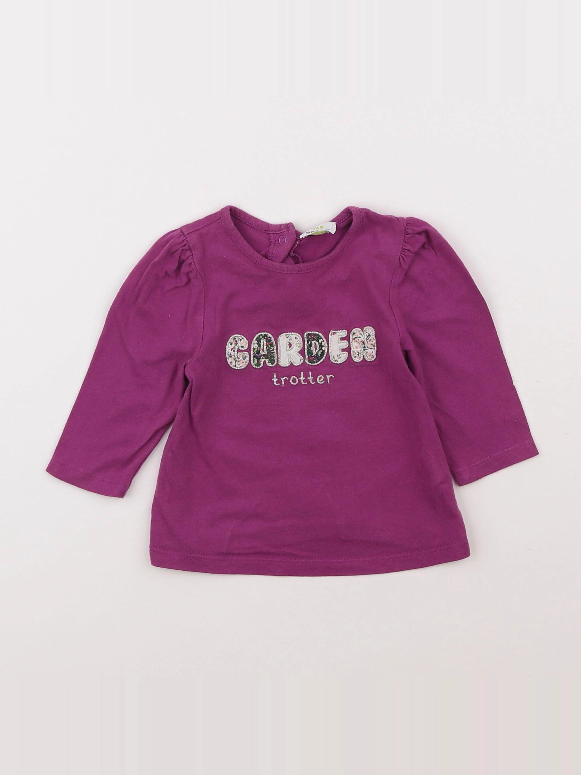 Tape à l'oeil - tee-shirt violet - 6 mois