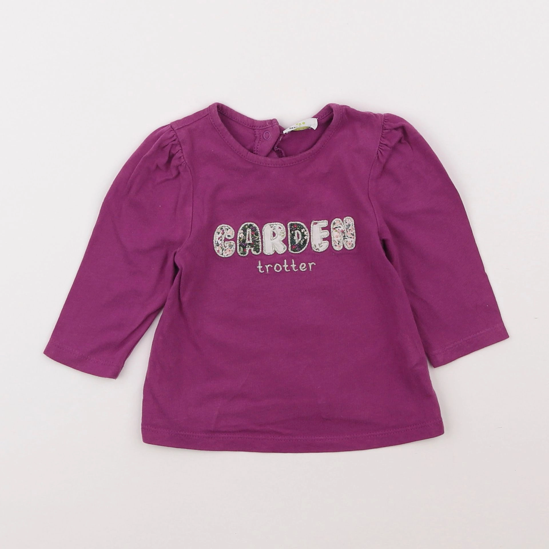 Tape à l'oeil - tee-shirt violet - 6 mois