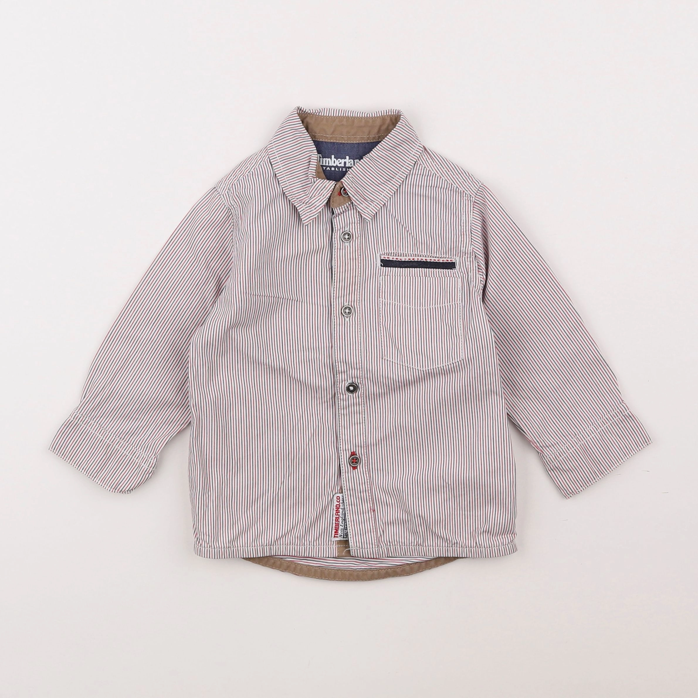 Timberland - chemise rouge - 18 mois