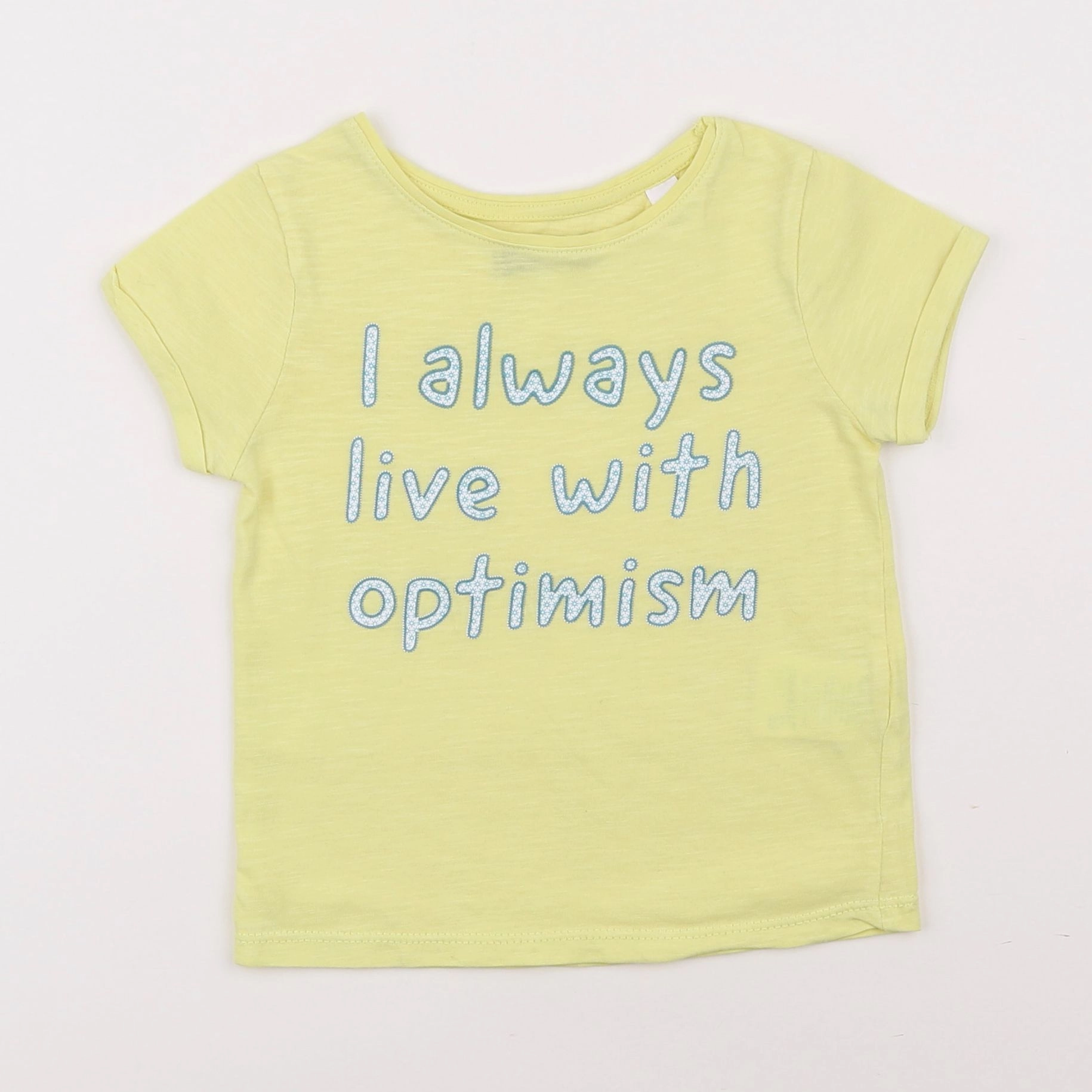 Okaidi - tee-shirt jaune - 3 ans