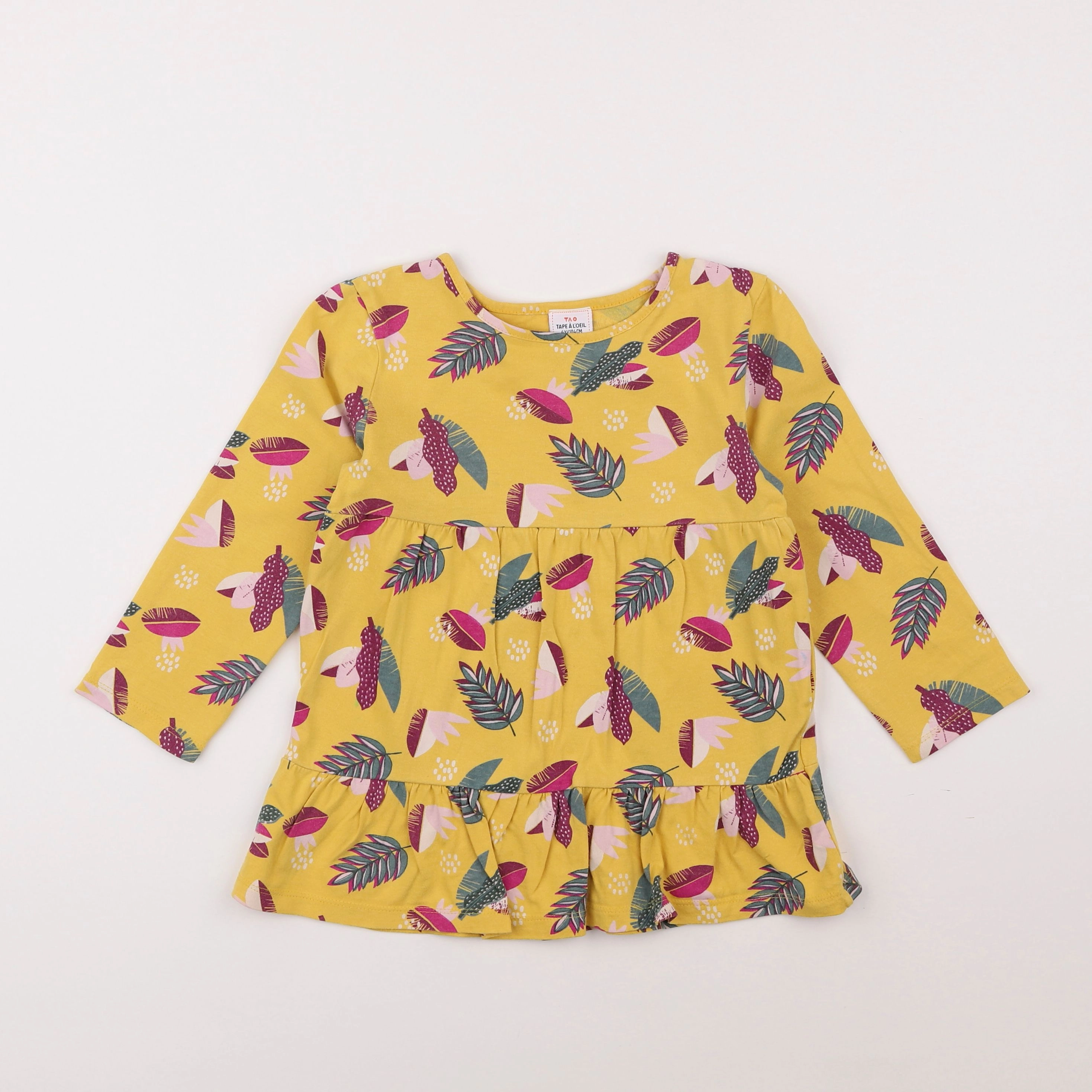 Tape à l'oeil - robe jaune - 4 ans