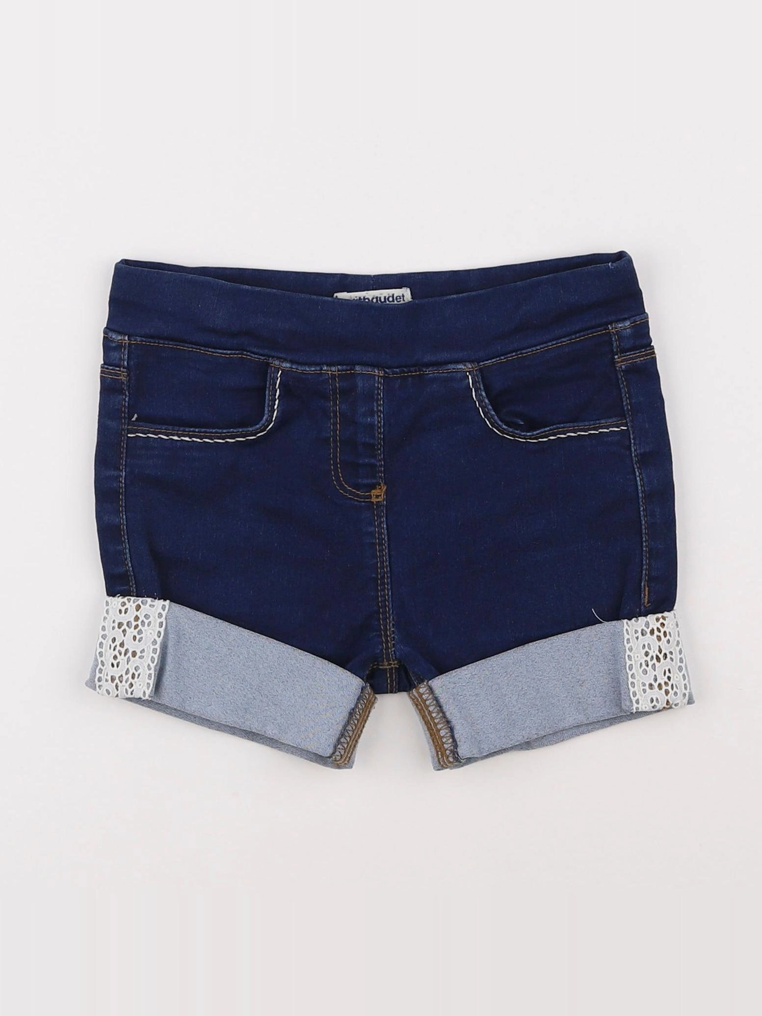 Vertbaudet - short bleu - 7 ans