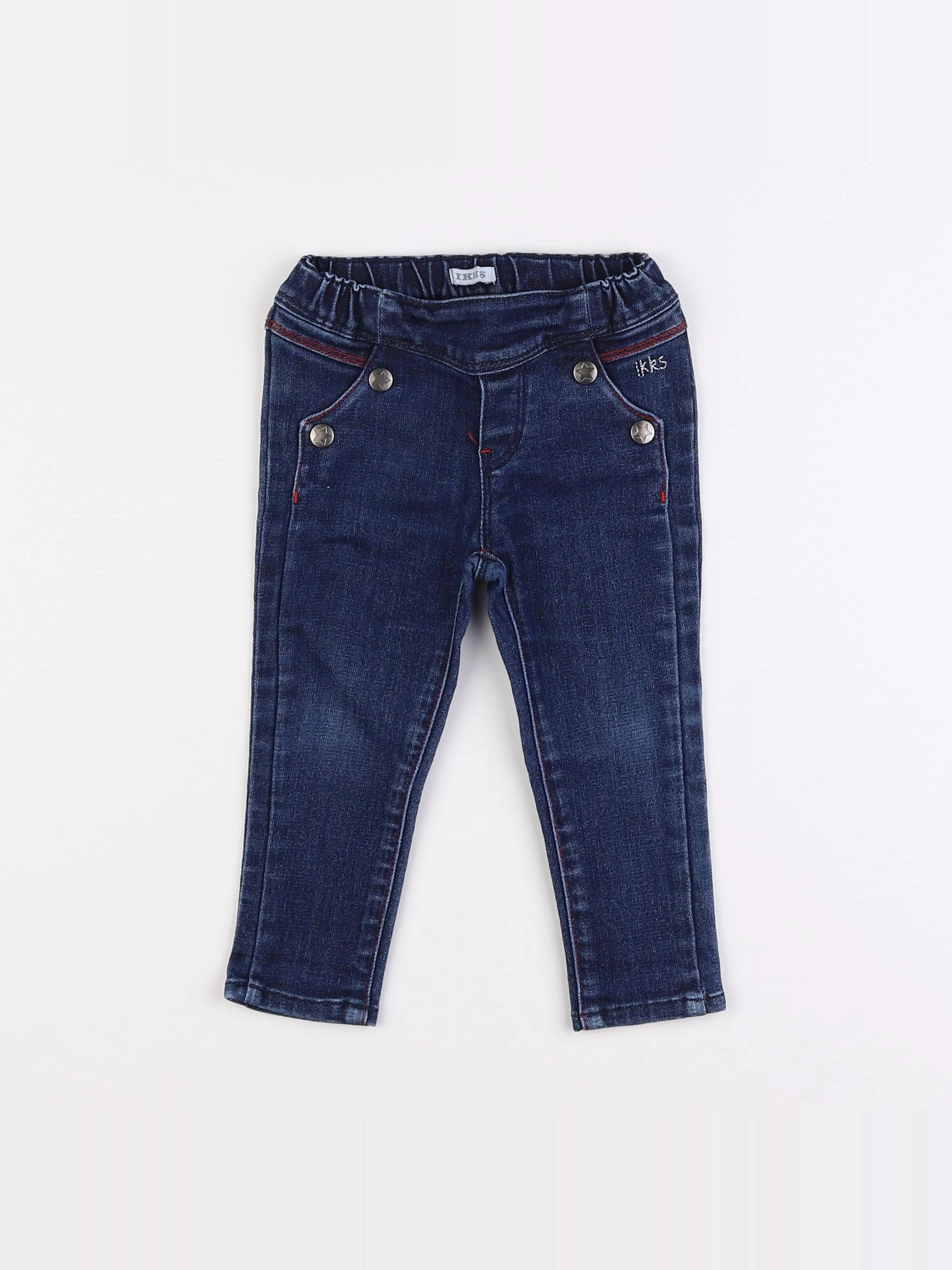 IKKS - jean bleu - 18 mois